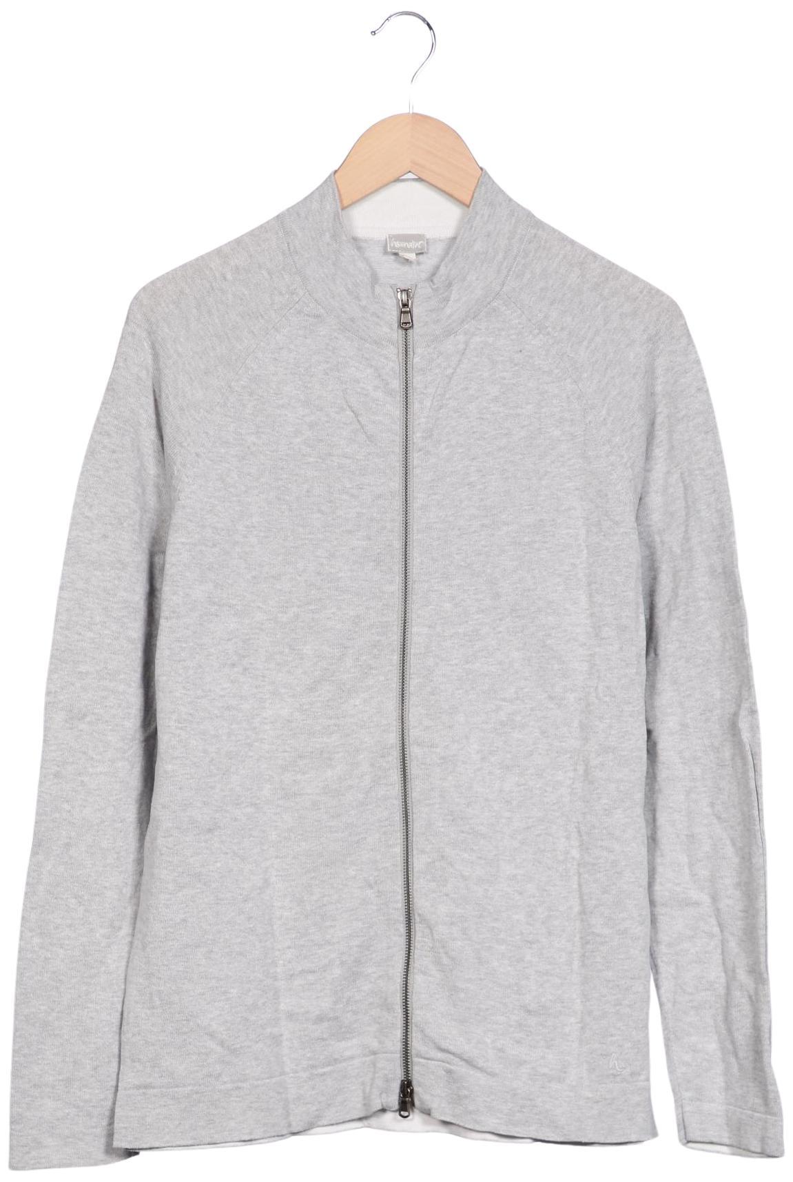 

hessnatur Herren Strickjacke, grau, Gr. 50