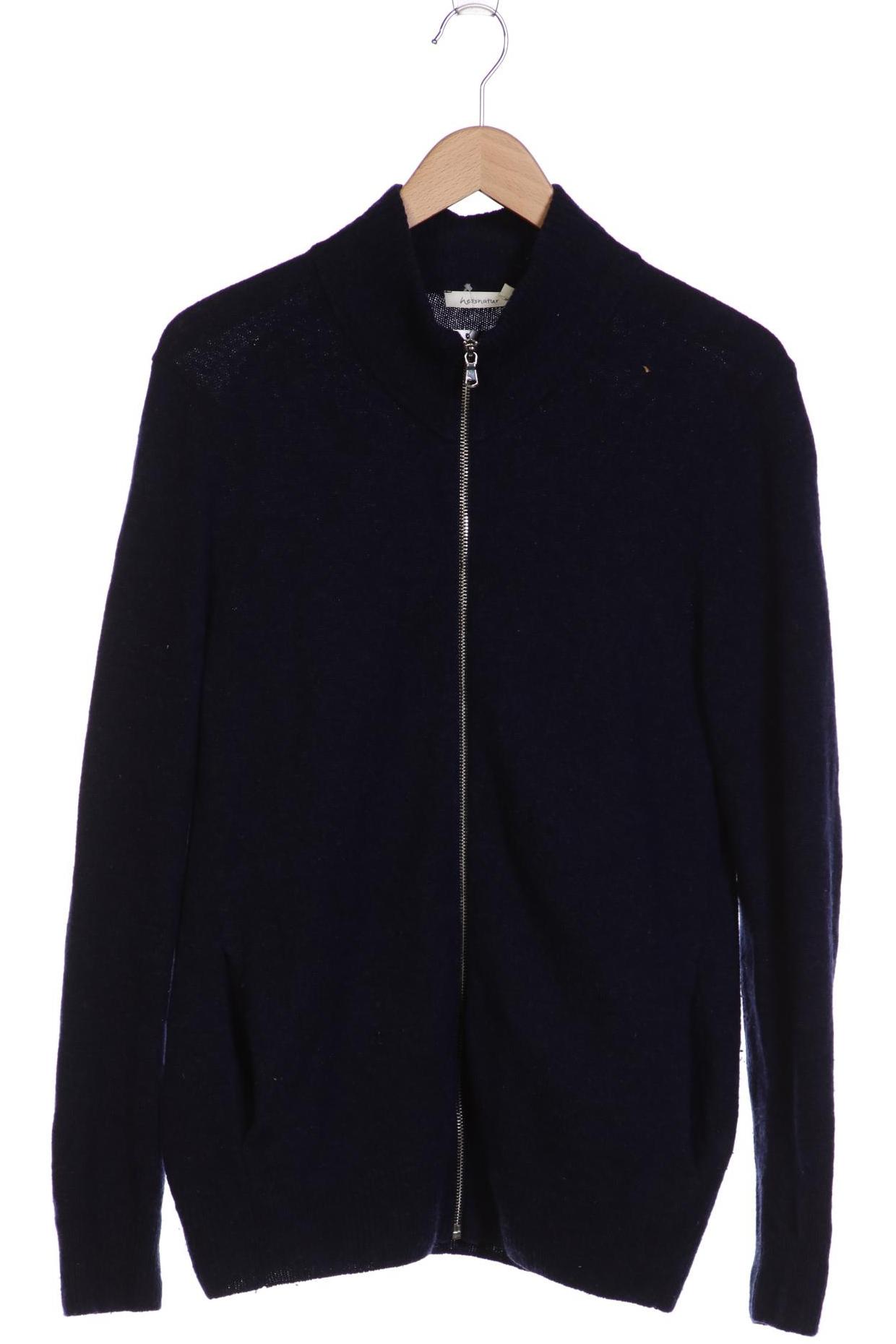 

hessnatur Herren Strickjacke, marineblau, Gr. 46