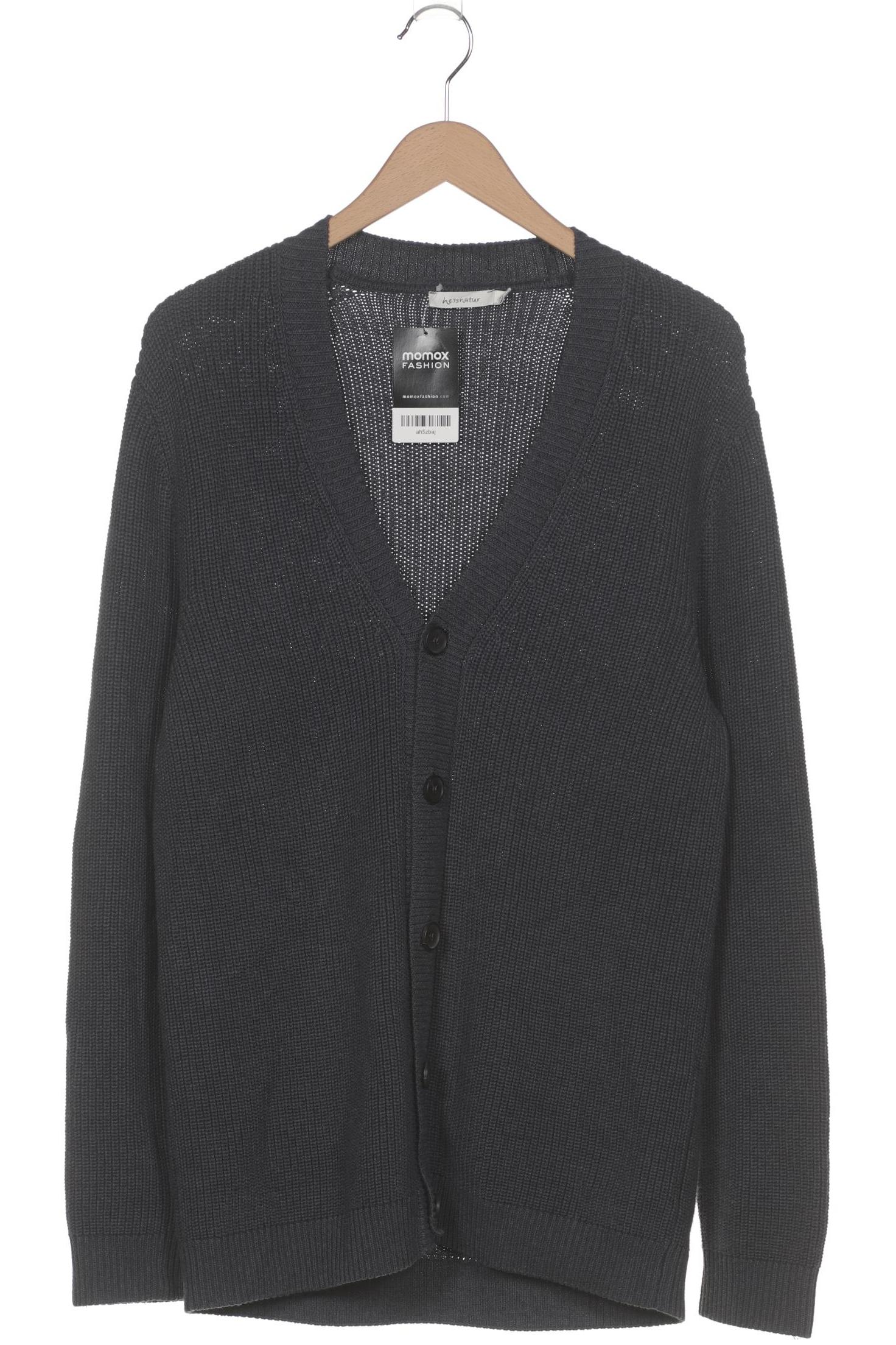 

hessnatur Herren Strickjacke, grau, Gr. 46