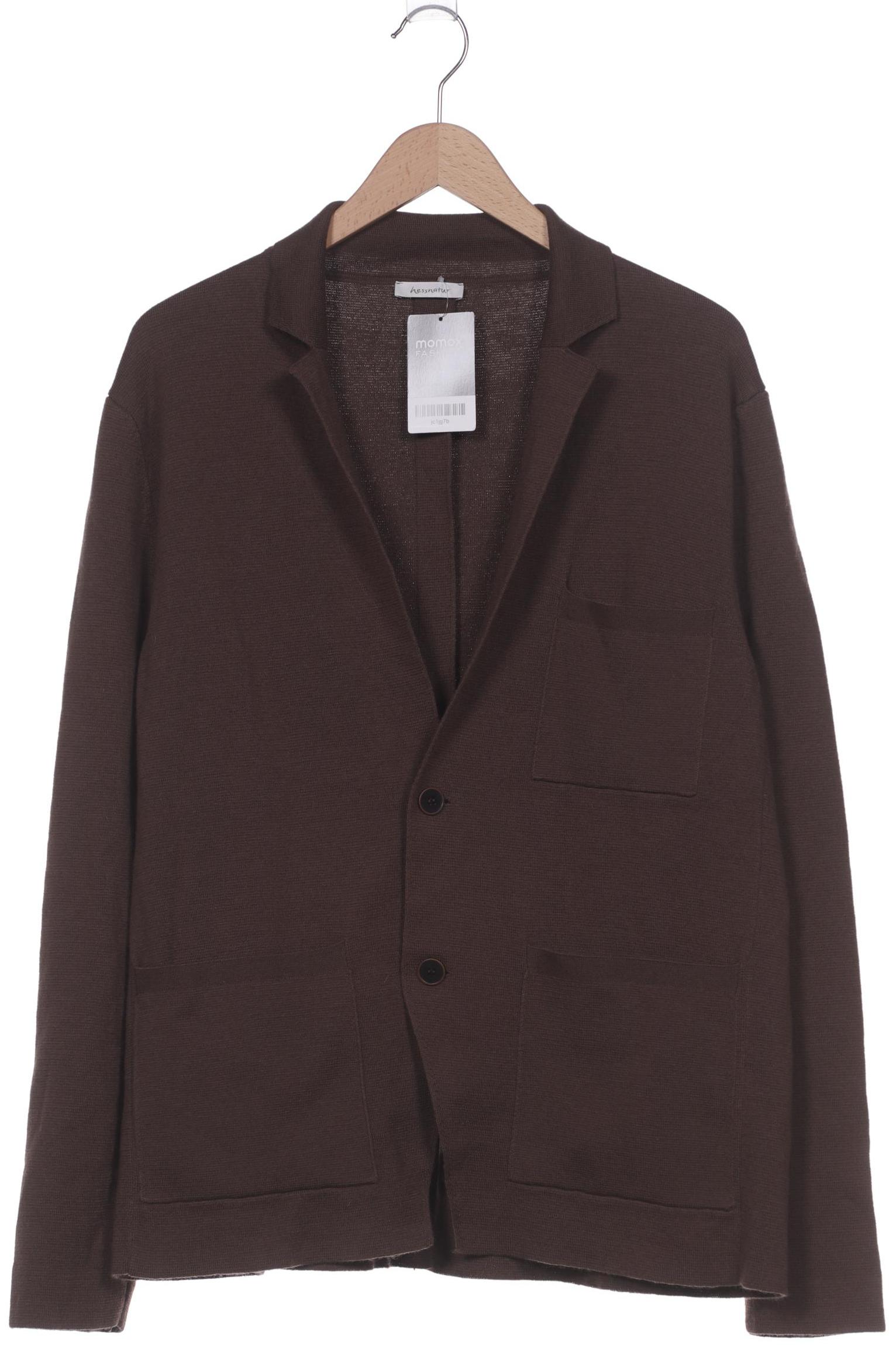 

hessnatur Herren Strickjacke, braun, Gr. 52