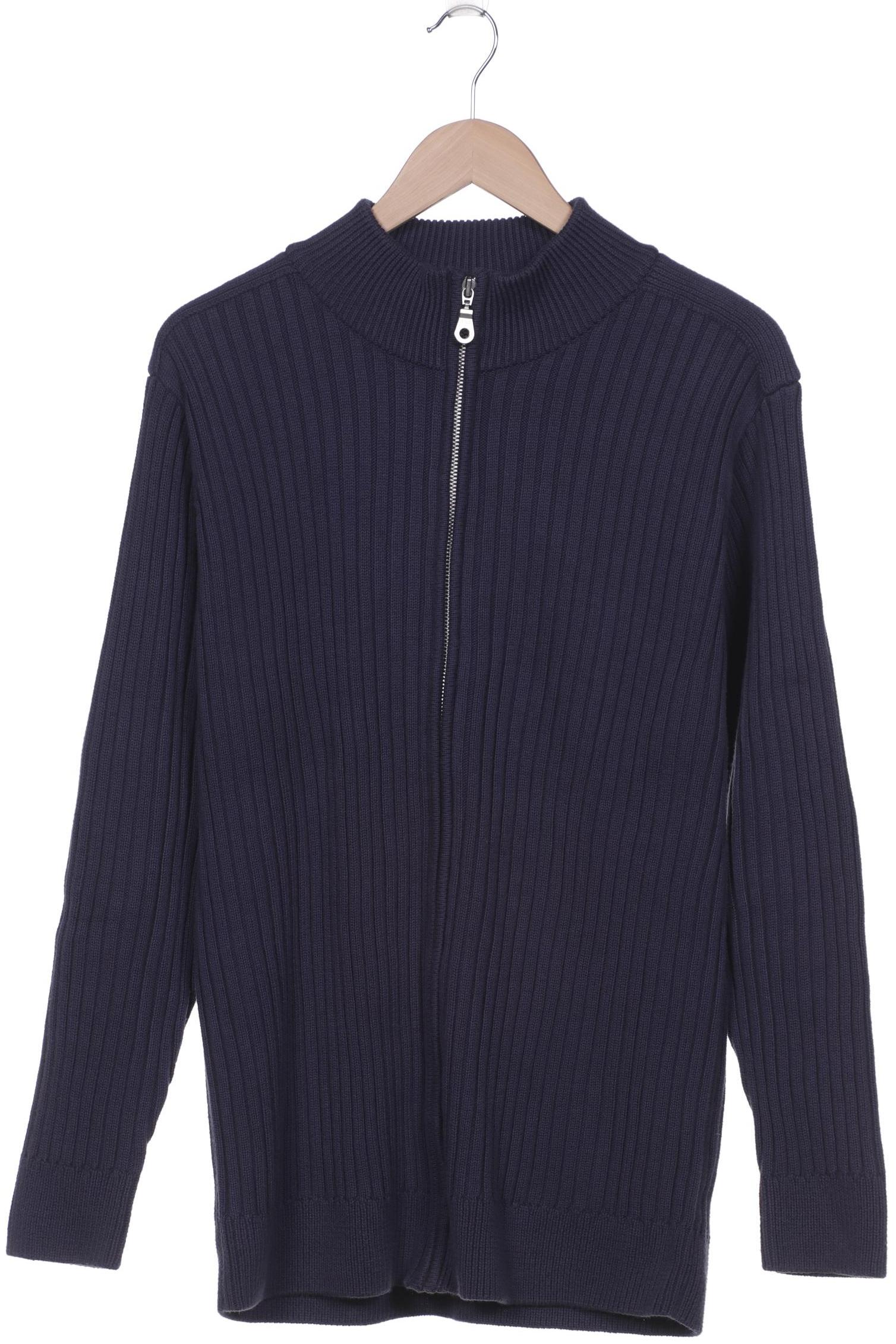 

hessnatur Herren Strickjacke, marineblau, Gr. 52