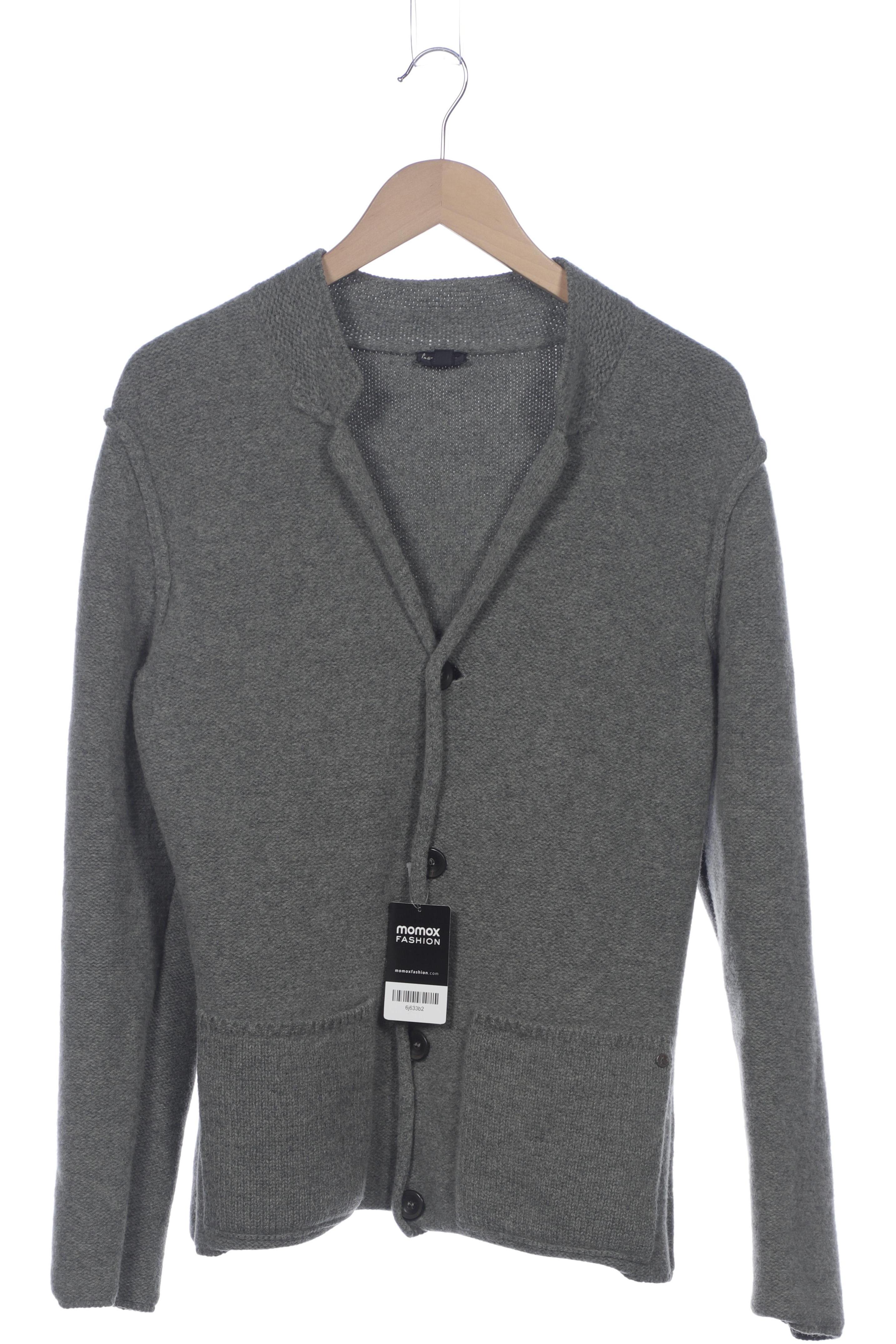 

hessnatur Herren Strickjacke, grau, Gr. 44