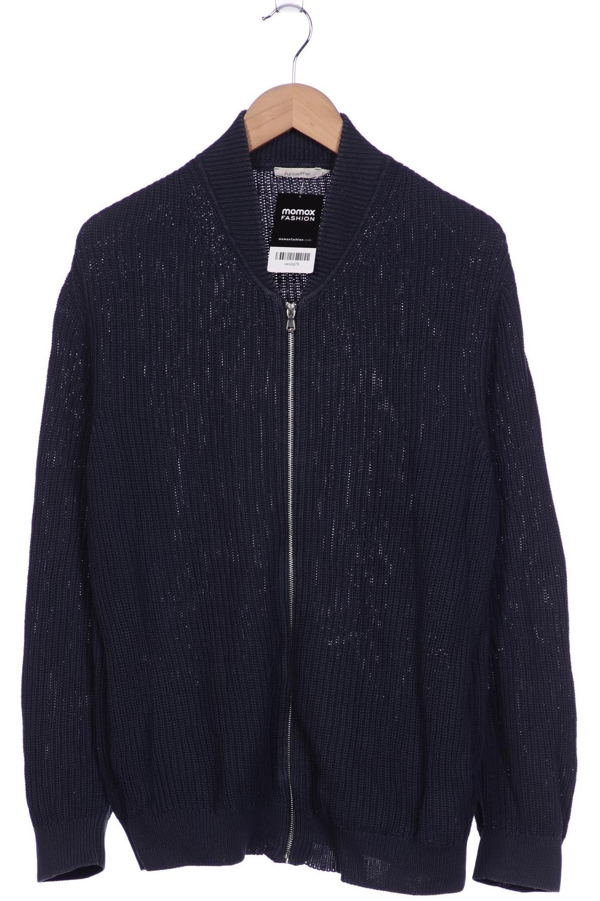 

hessnatur Herren Strickjacke, marineblau, Gr. 46