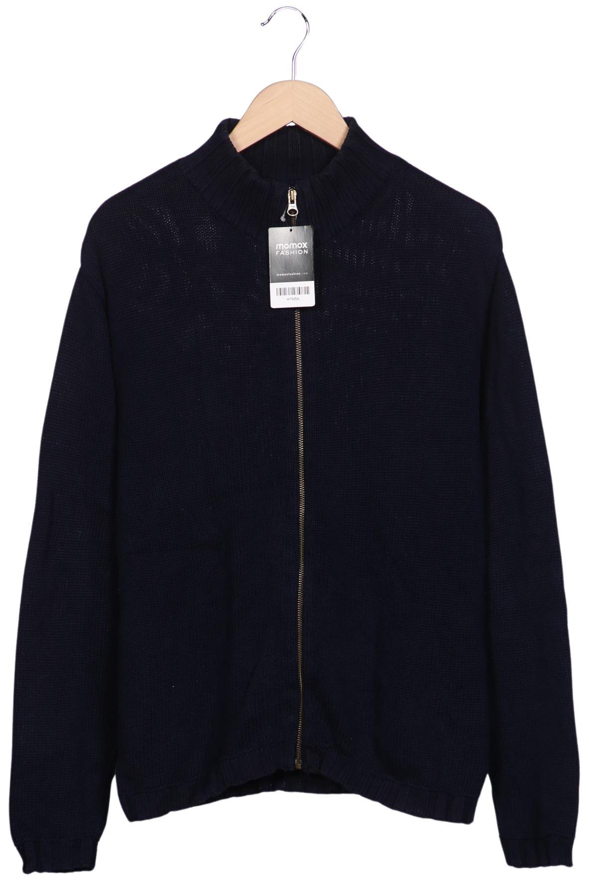 

hessnatur Herren Strickjacke, marineblau, Gr. 46