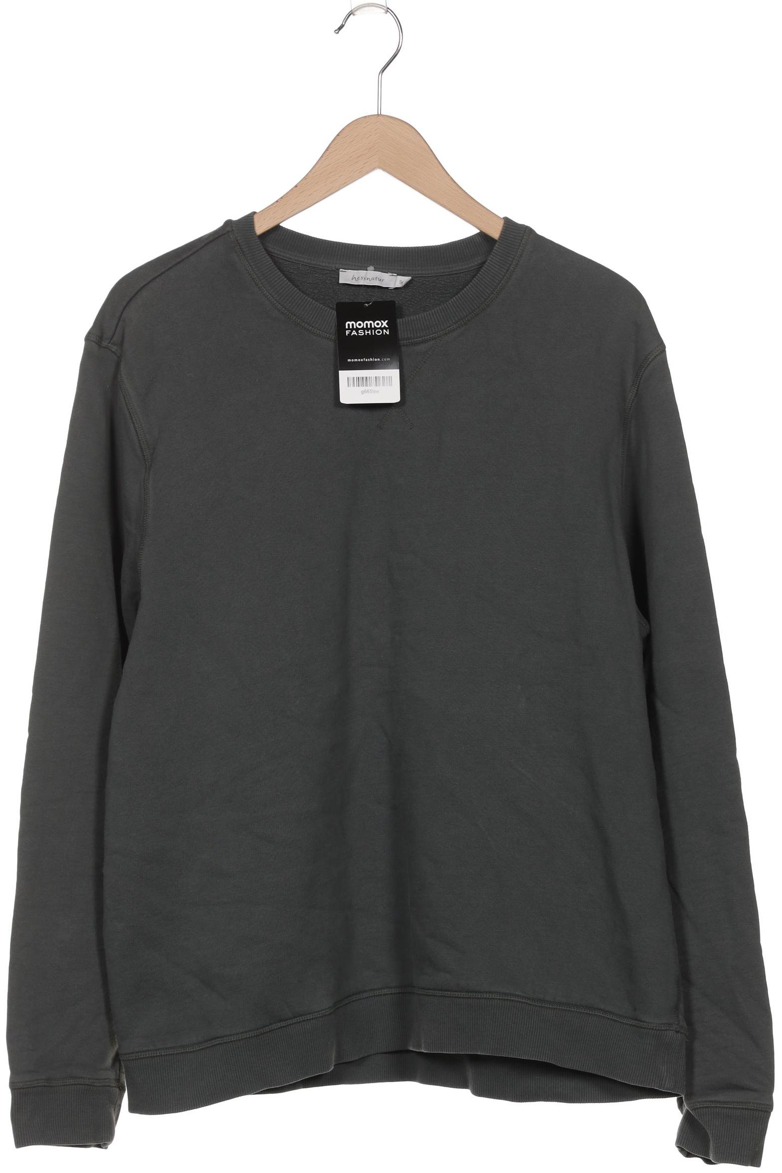 

hessnatur Herren Sweatshirt, grün, Gr. 56