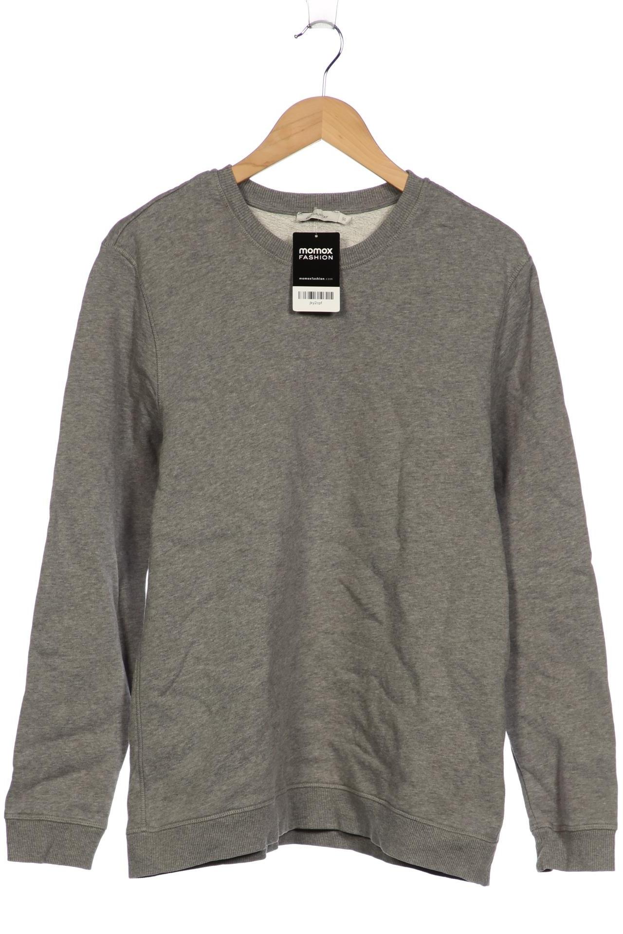 

hessnatur Herren Sweatshirt, grau, Gr. 50