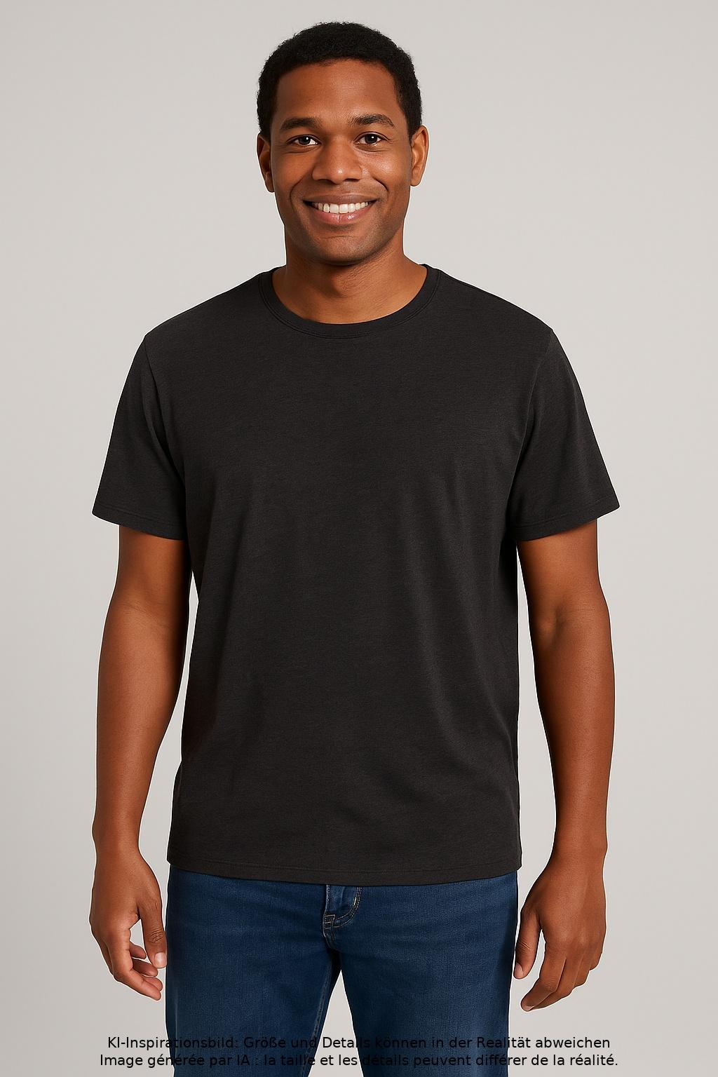 

hessnatur Herren T-Shirt, grau, Gr. 54