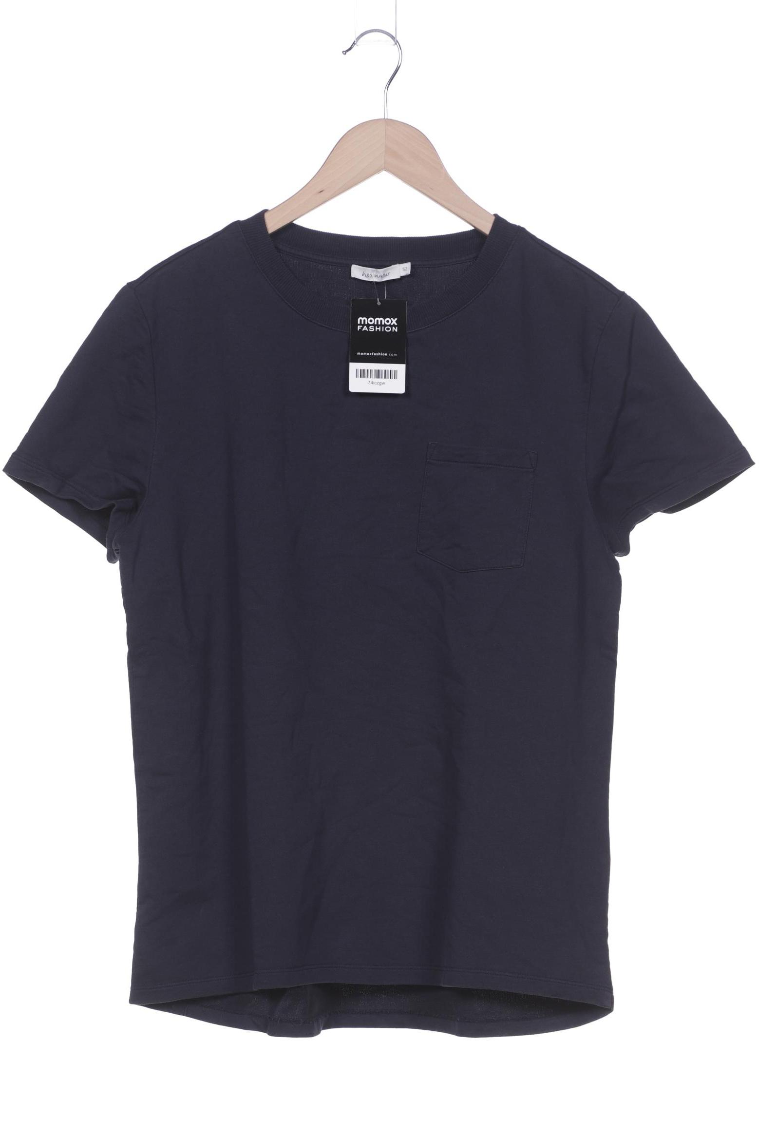 

hessnatur Herren T-Shirt, marineblau, Gr. 52