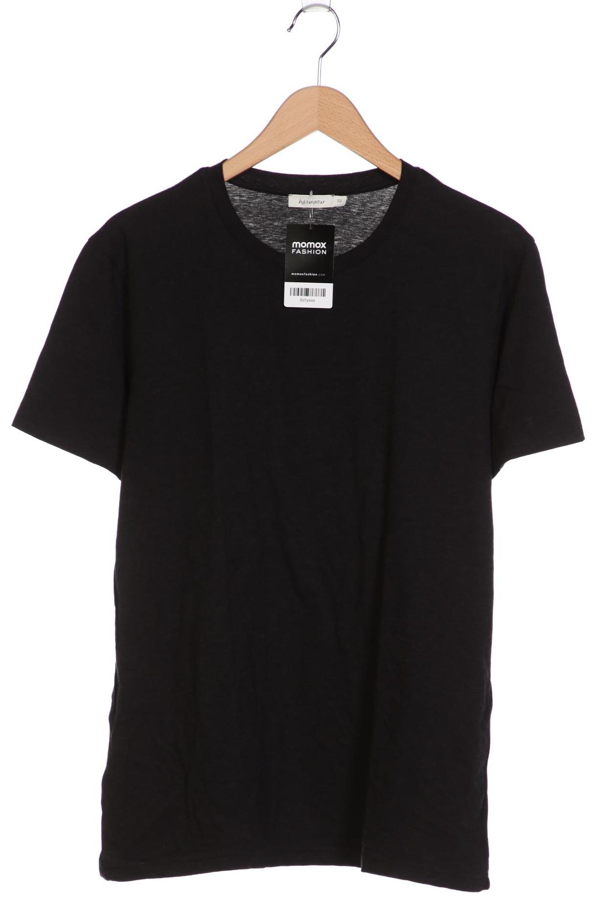 

hessnatur Herren T-Shirt, schwarz, Gr. 52