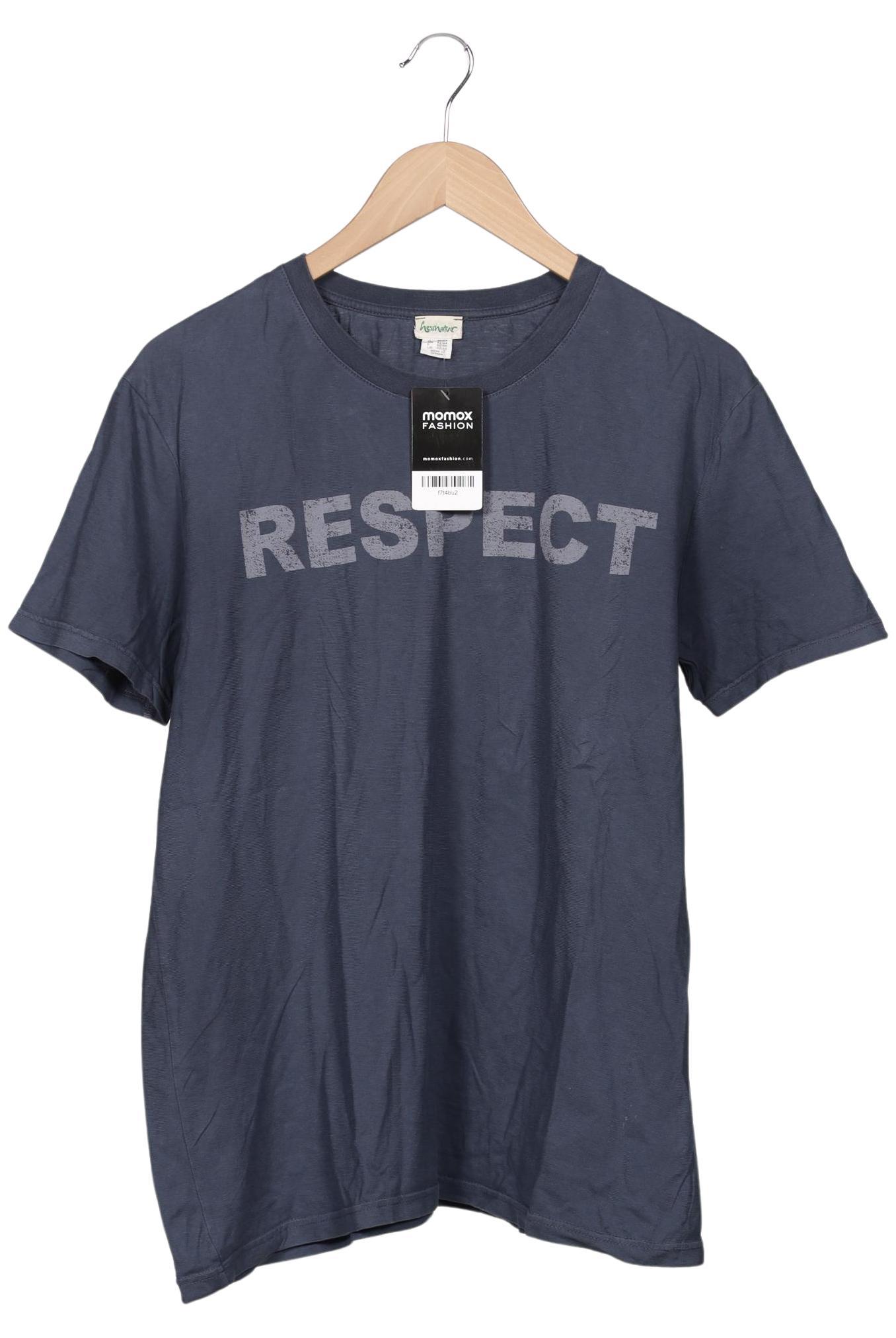 

hessnatur Herren T-Shirt, blau, Gr. 52