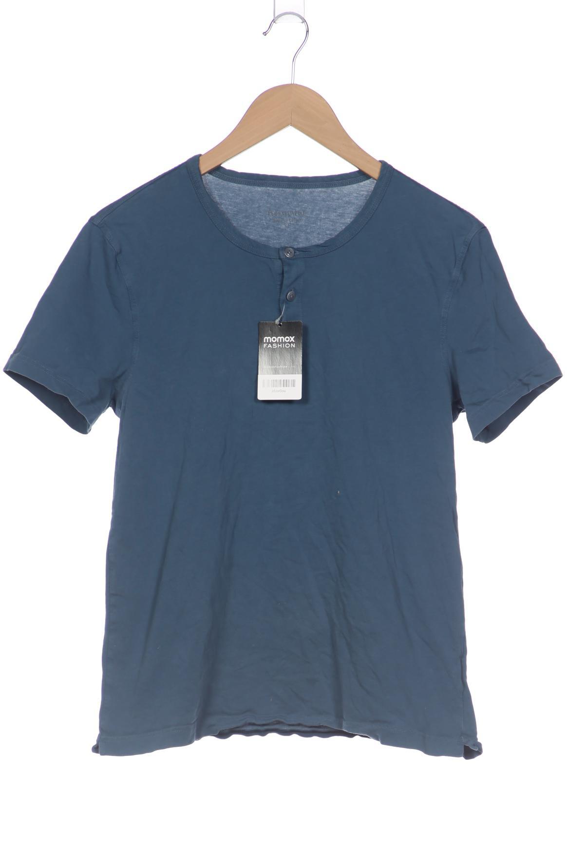 

hessnatur Herren T-Shirt, blau, Gr. 48