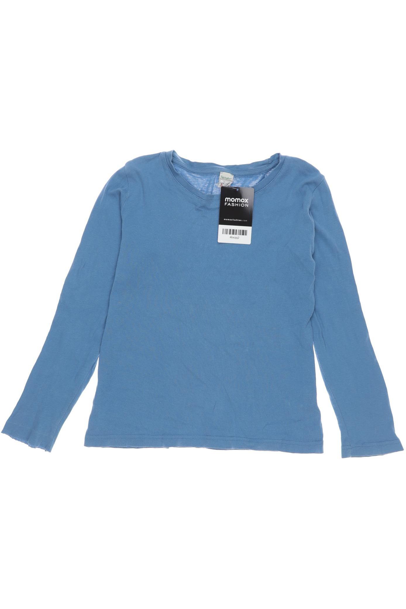 

hessnatur Herren Langarmshirt, blau, Gr. 128