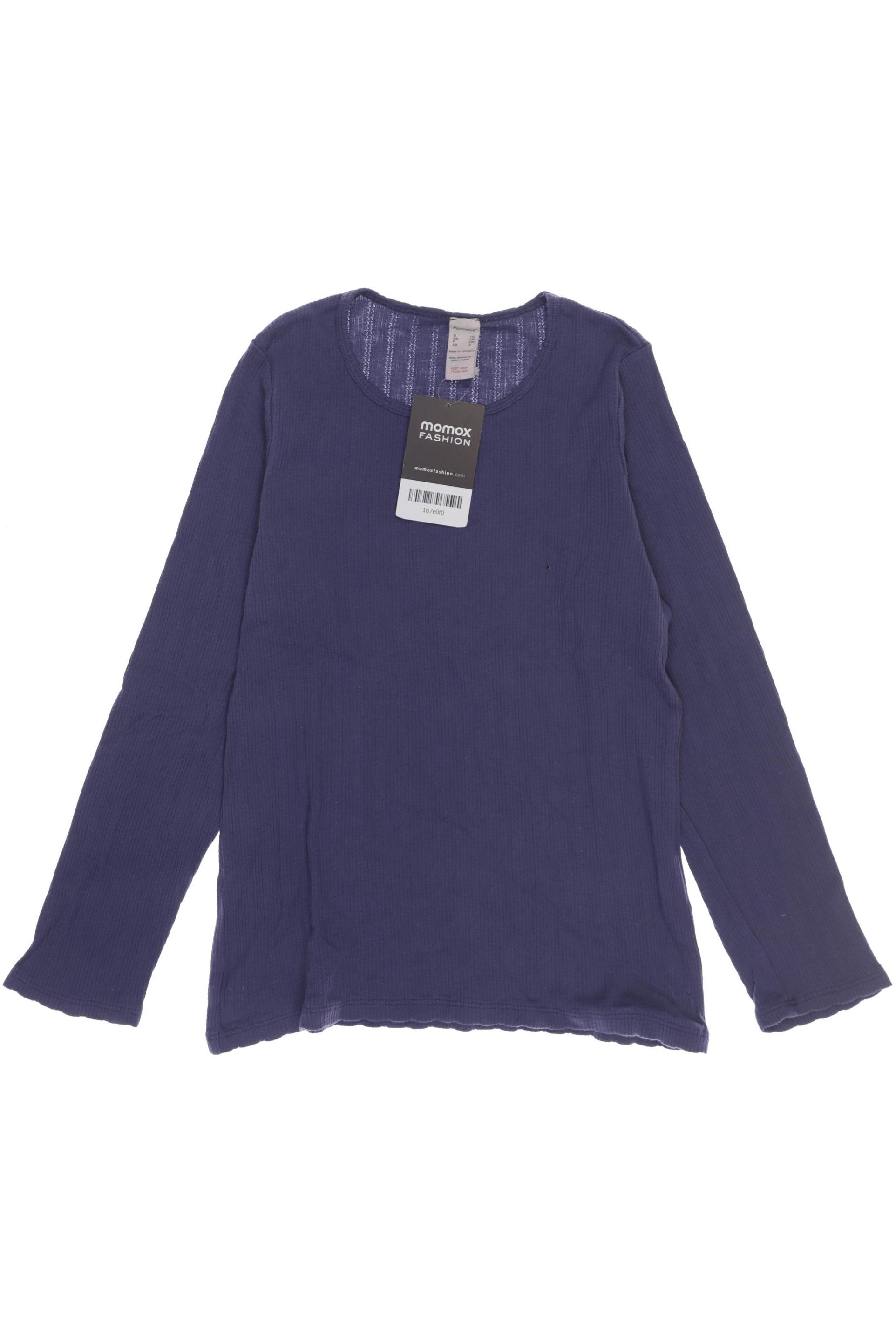 

hessnatur Damen Langarmshirt, blau, Gr. 140