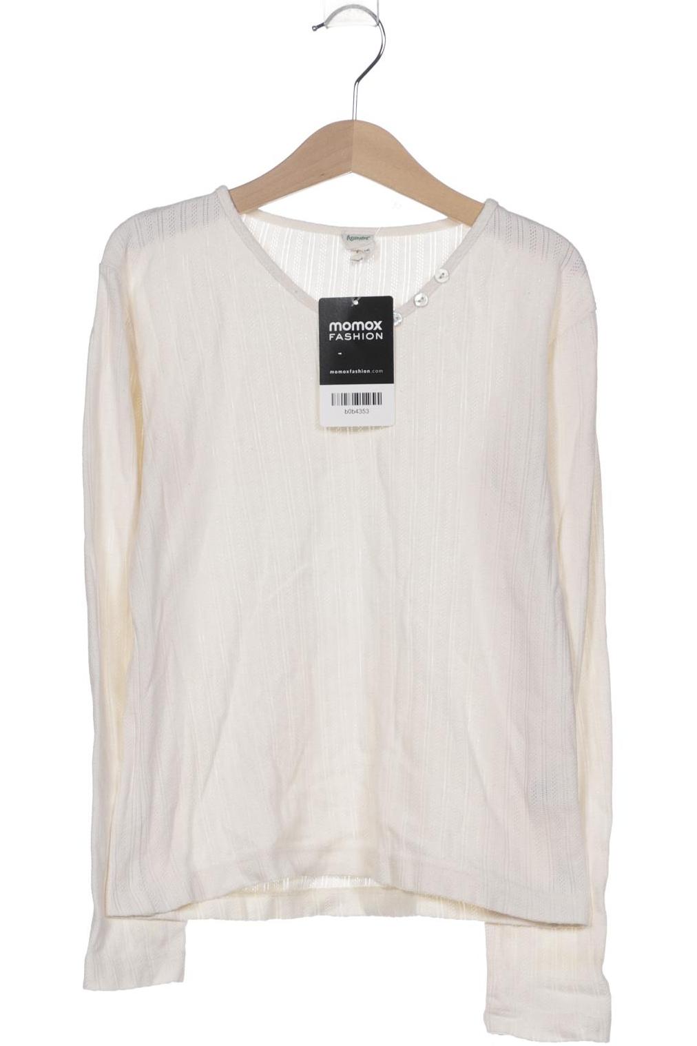 

hessnatur Damen Langarmshirt, cremeweiß, Gr. 140
