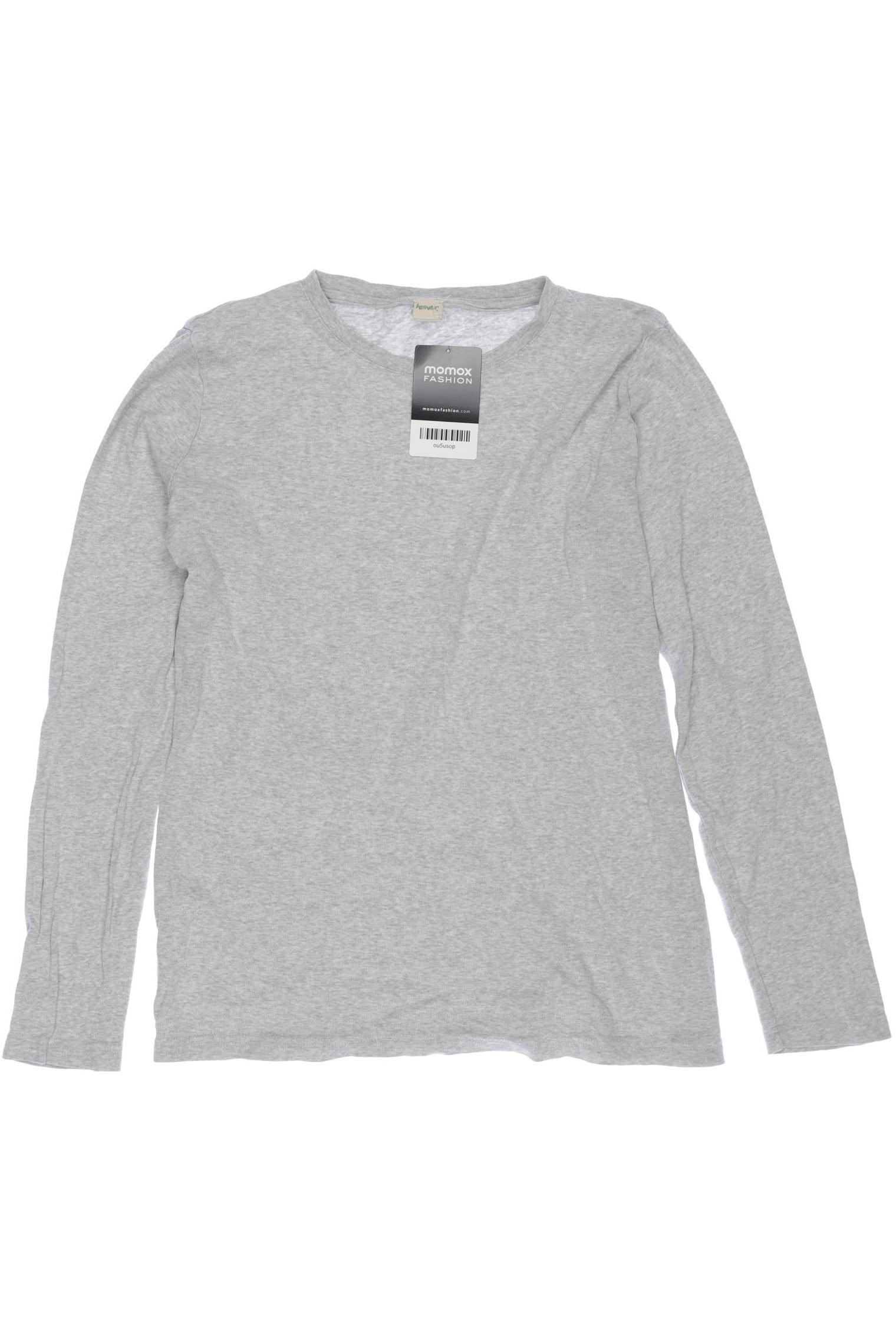 

hessnatur Damen Langarmshirt, grau, Gr. 164