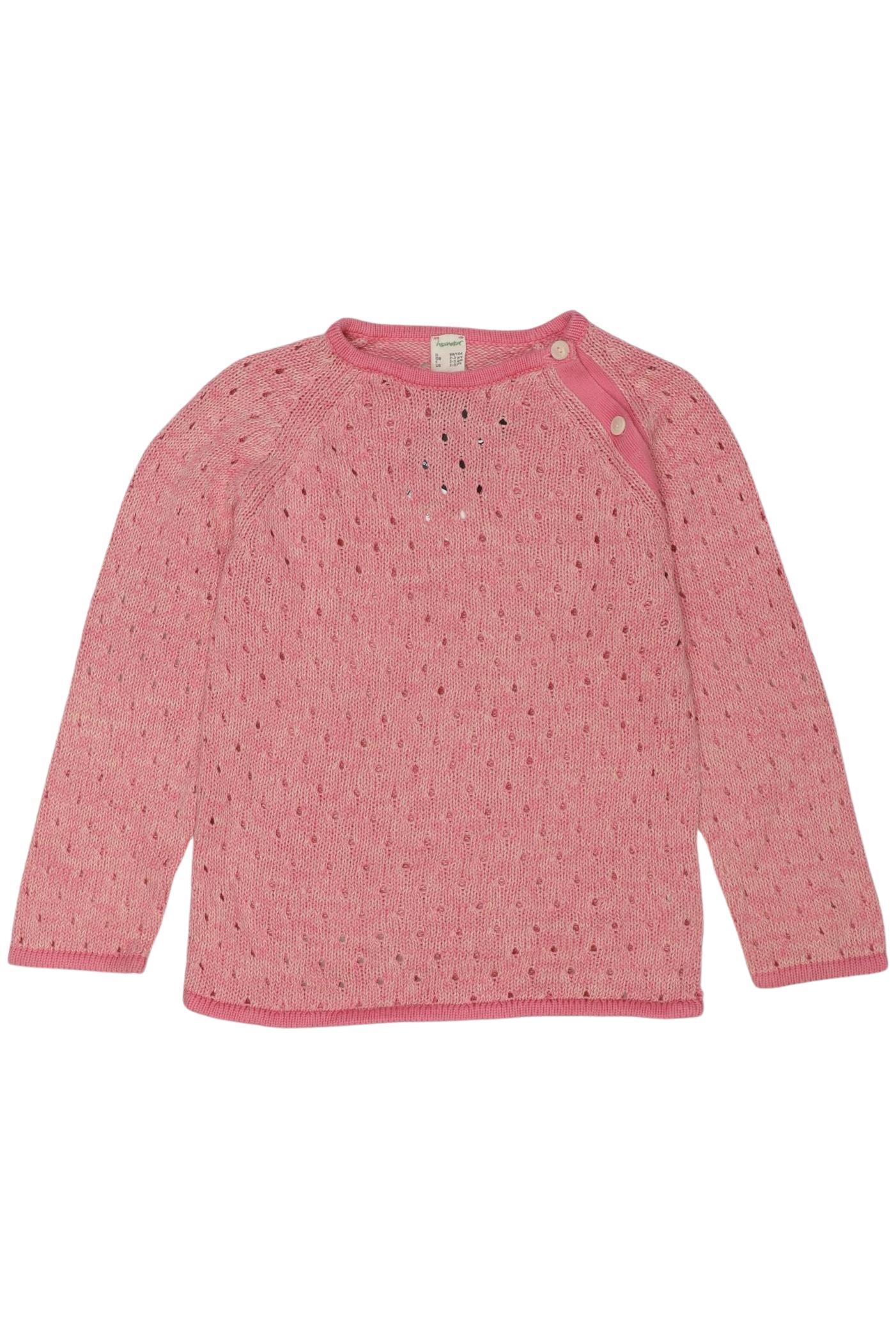

hessnatur Mädchen Pullover, pink, Gr. 98/104