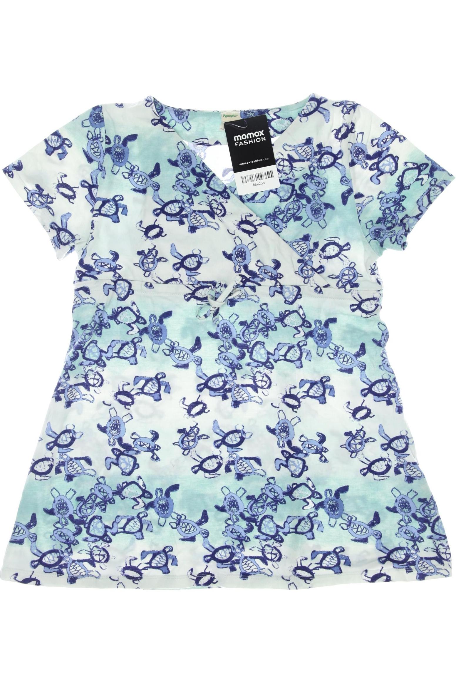 

hessnatur Damen T-Shirt, türkis, Gr. 140