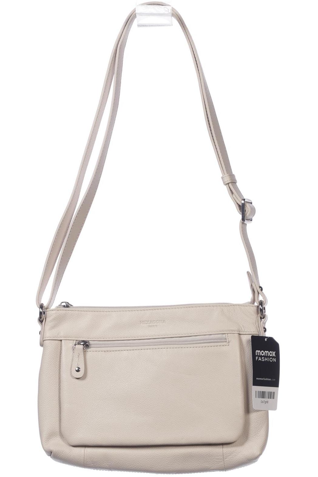 

Hexagona Damen Handtasche, cremeweiß, Gr.