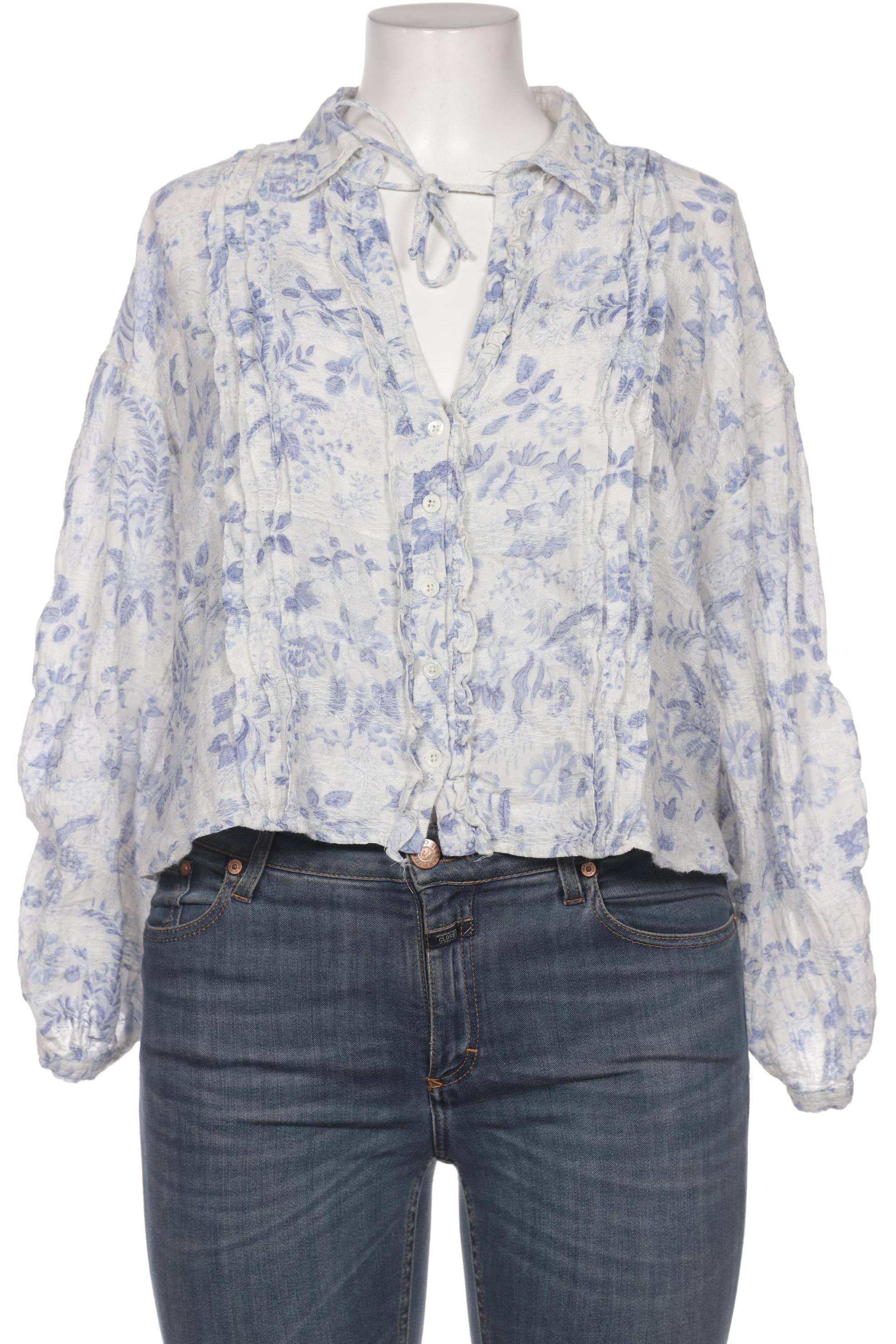 

High Damen Bluse, blau, Gr. 48