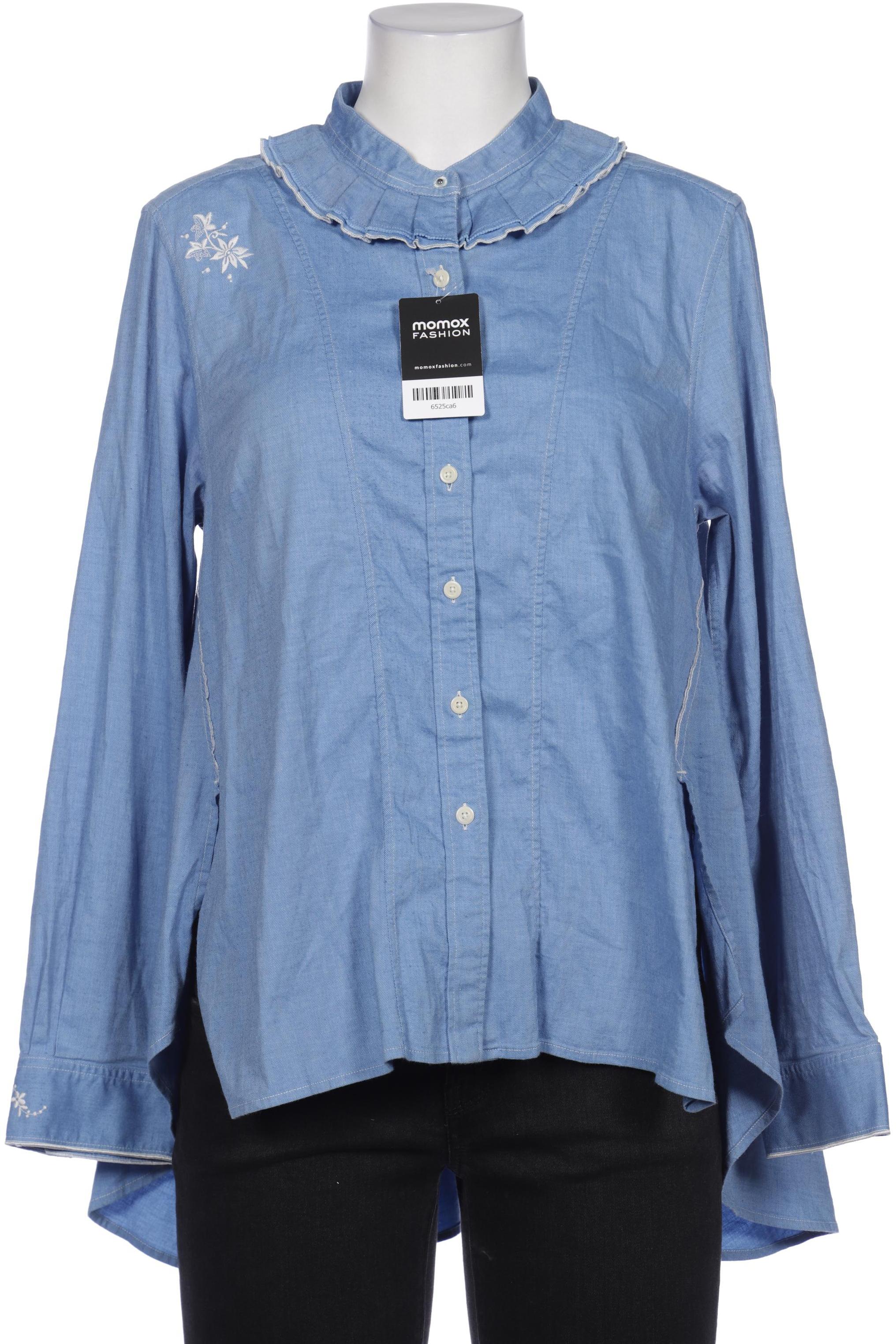 

High Damen Bluse, blau, Gr. 40