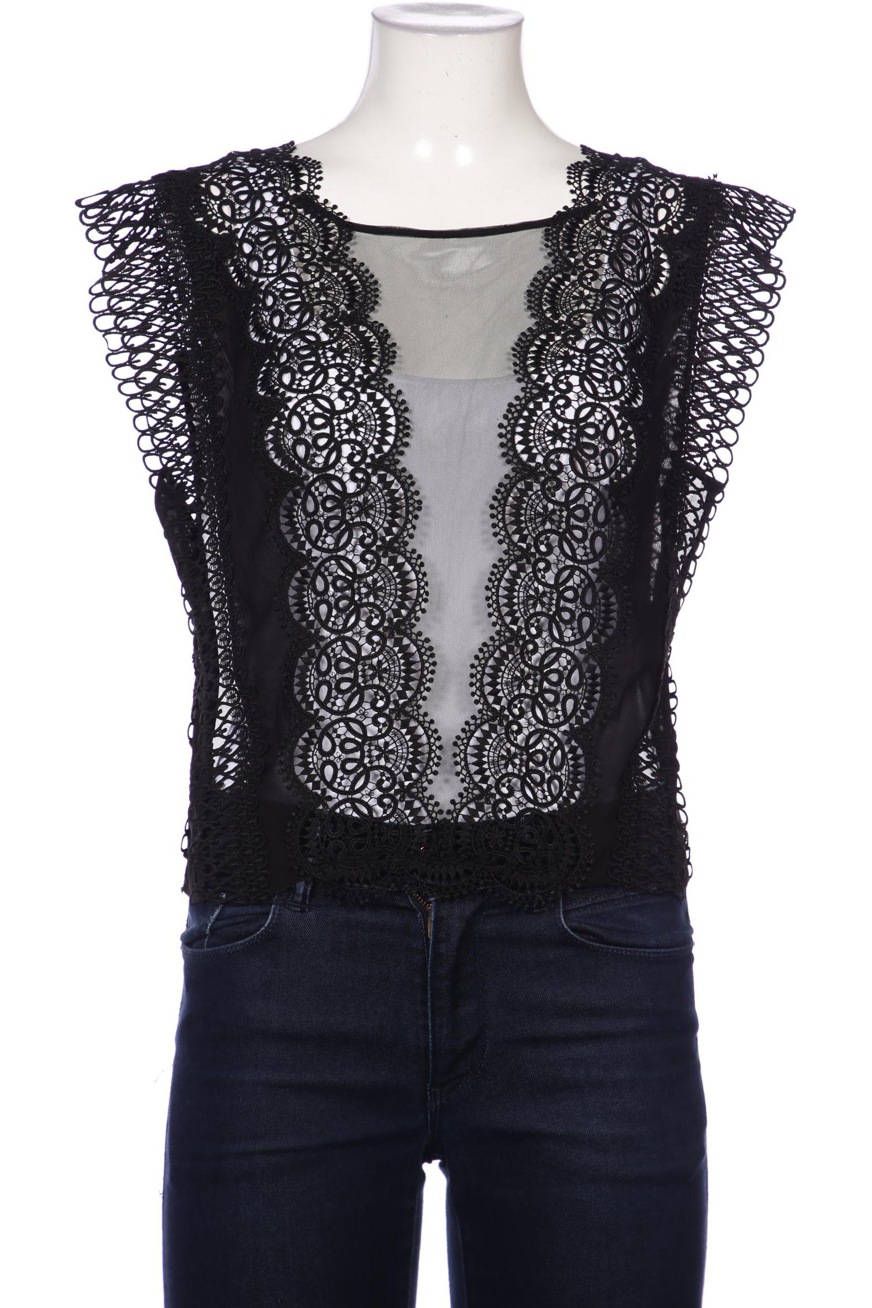 

High Damen Bluse, schwarz, Gr. 40