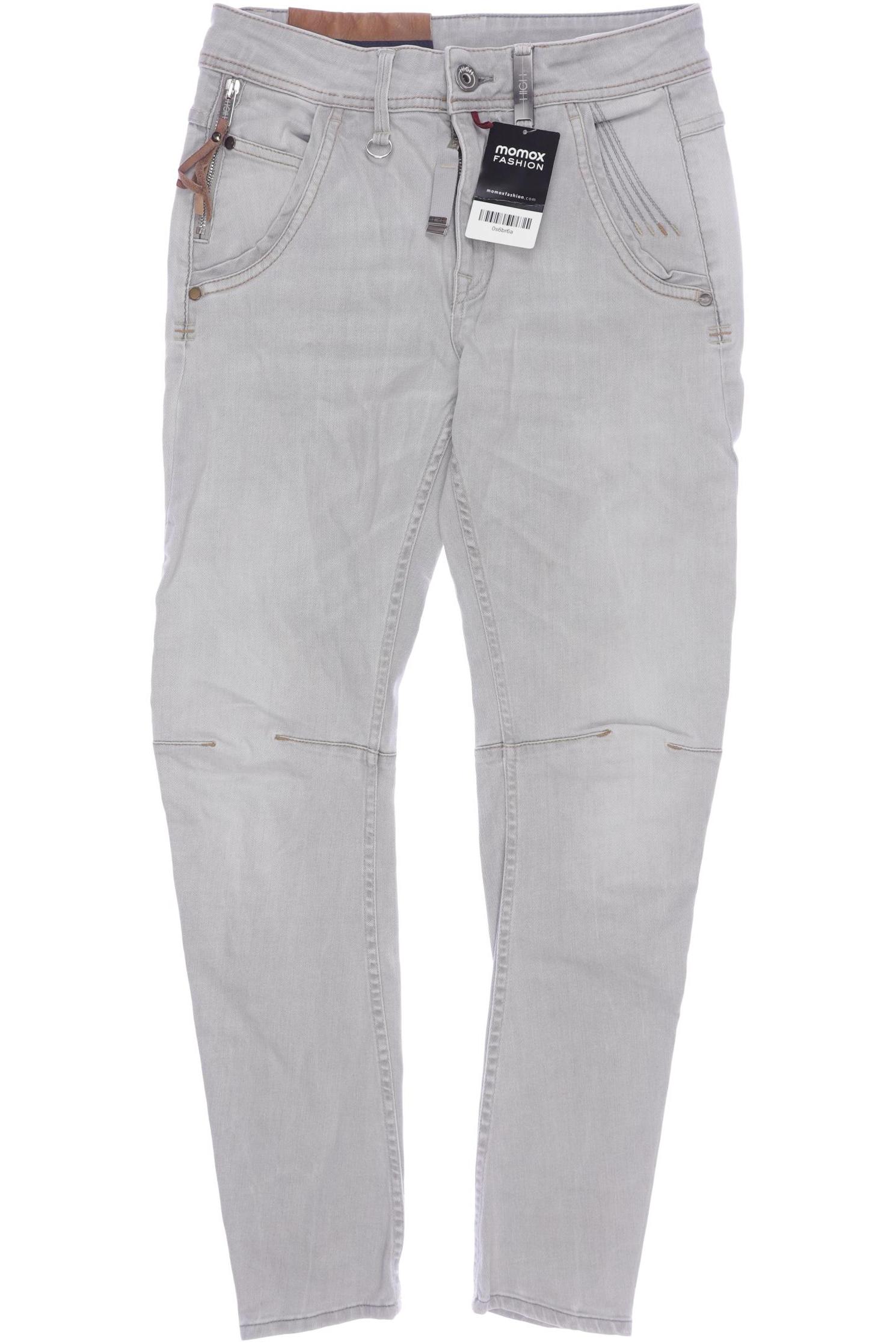 

High Damen Jeans, grau, Gr. 28