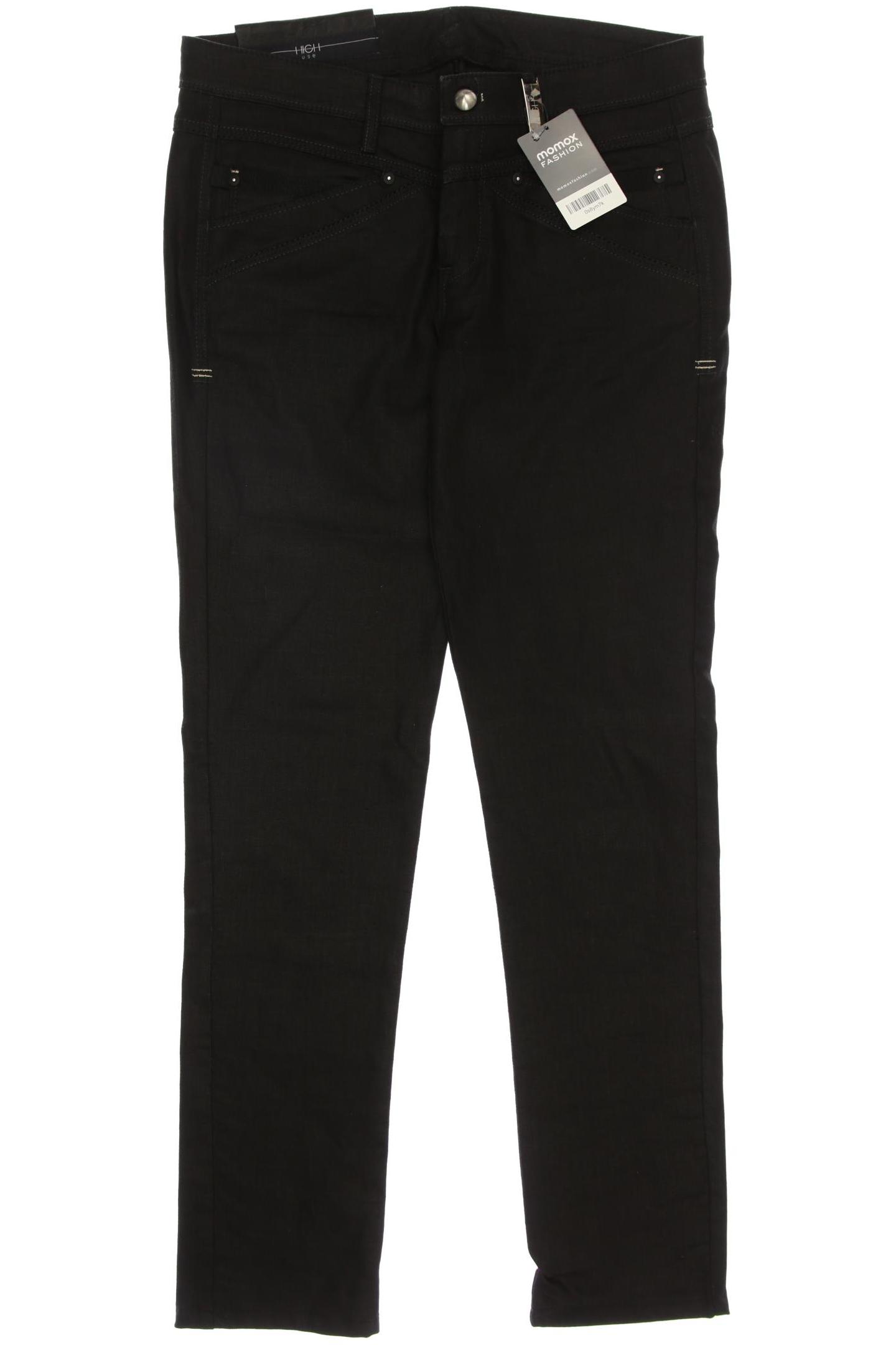 

High Damen Jeans, schwarz