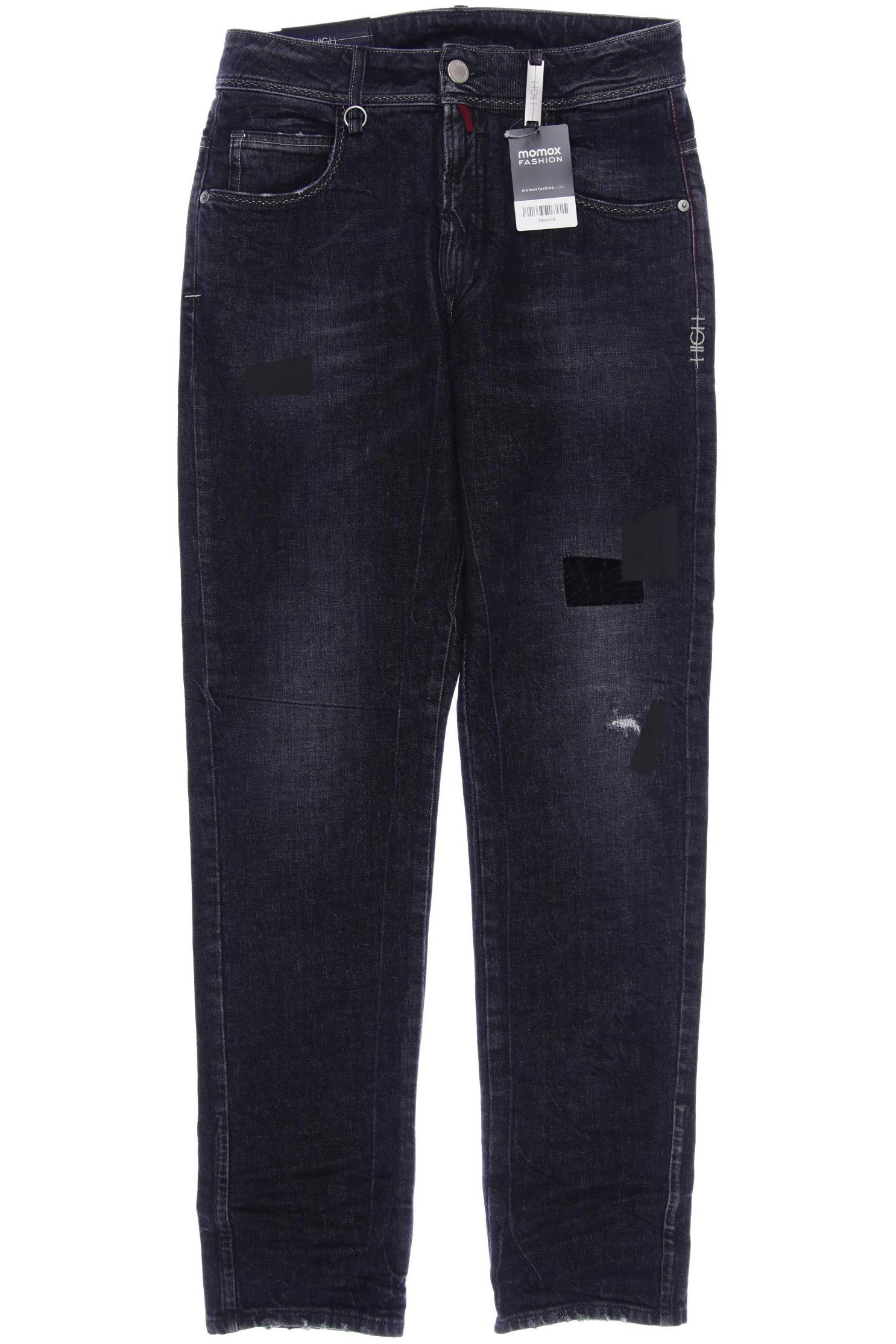 

High Damen Jeans, schwarz