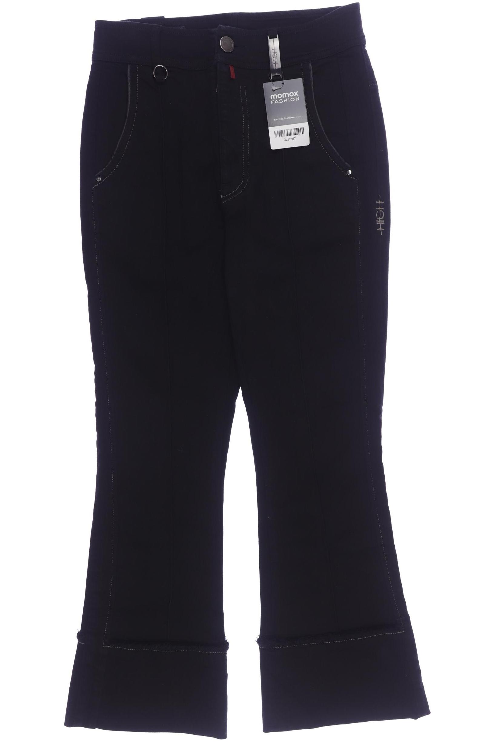 

High Damen Jeans, schwarz, Gr. 34