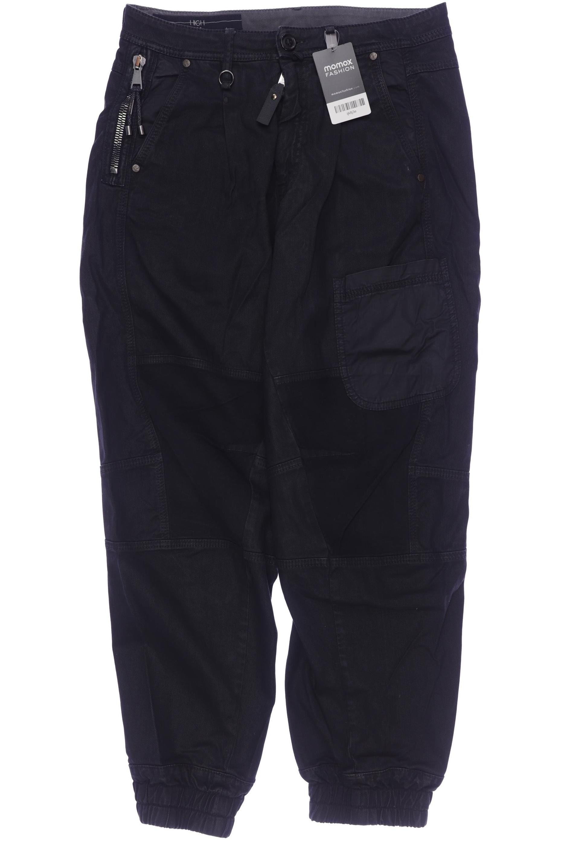 

High Damen Jeans, schwarz, Gr. 38