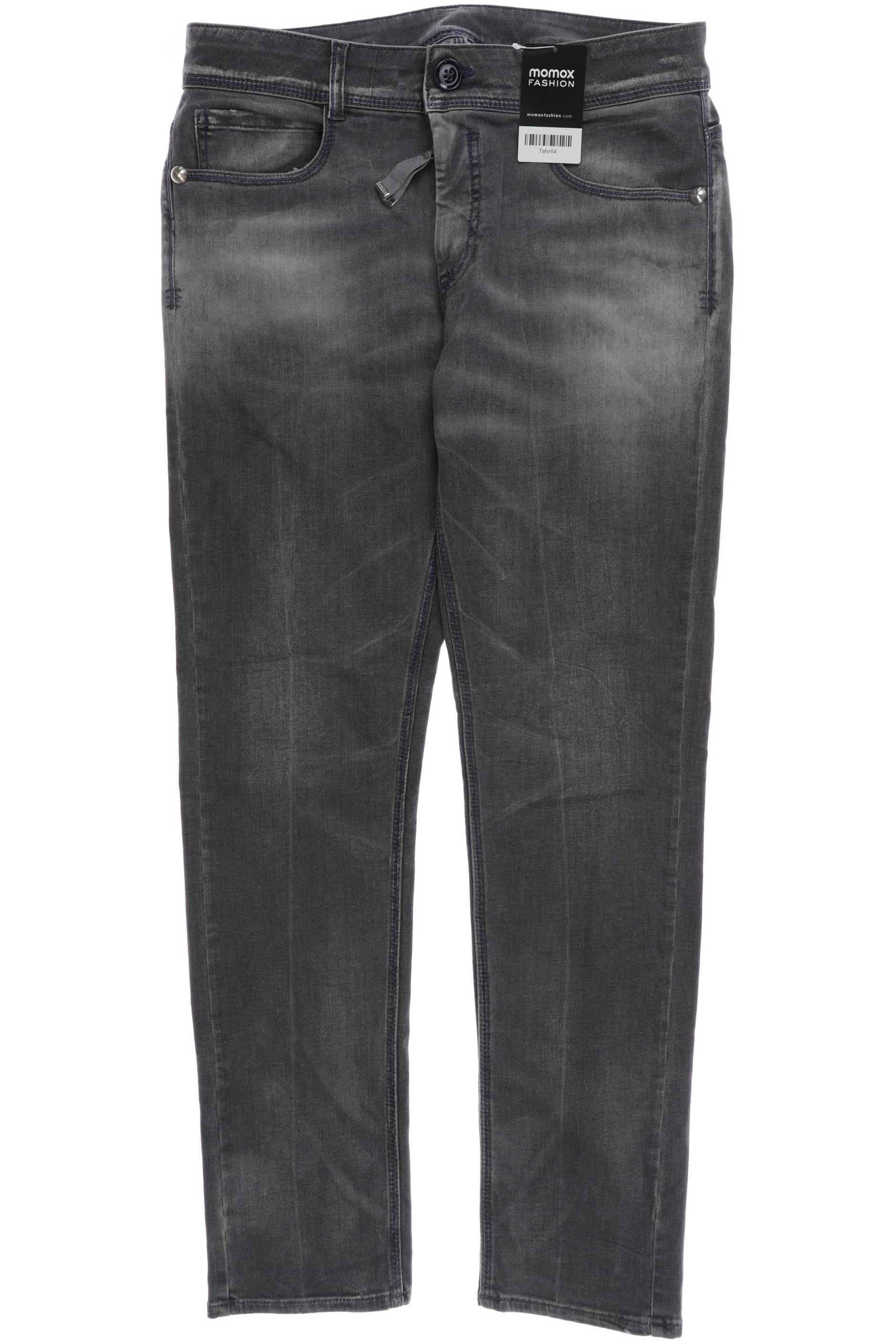 

High Damen Jeans, grau, Gr. 38