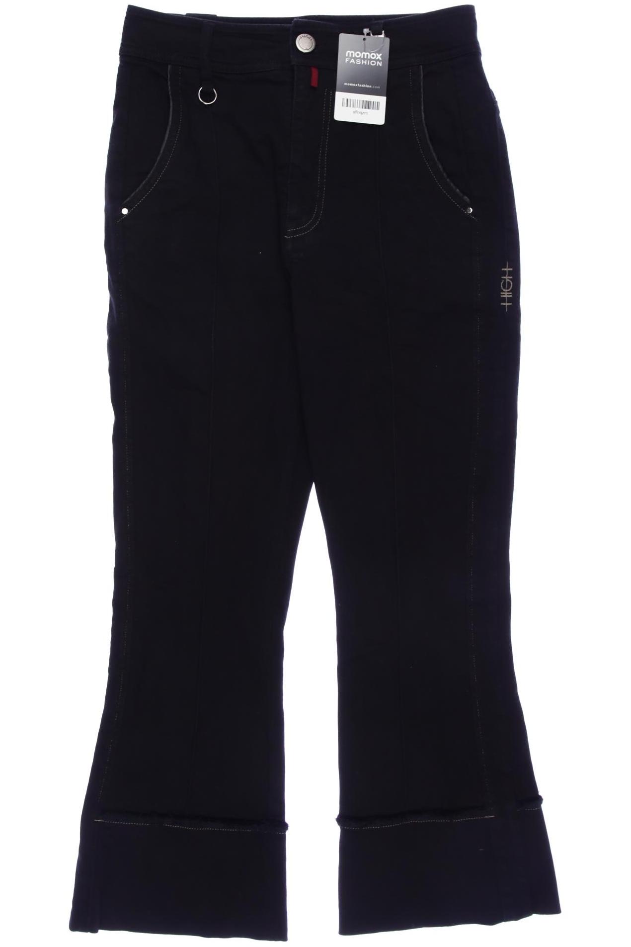 

High Damen Jeans, schwarz, Gr. 36