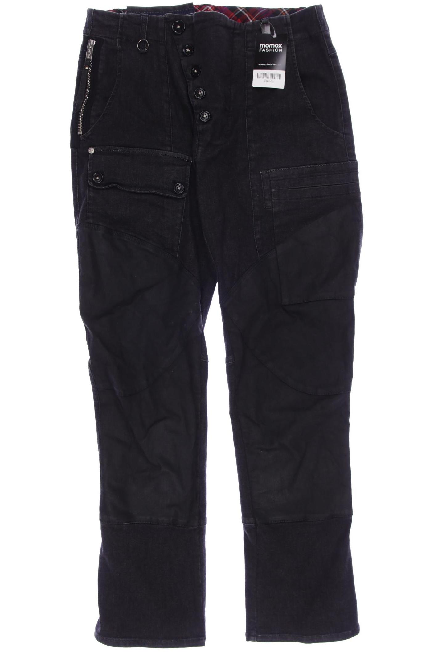 

High Damen Jeans, schwarz, Gr. 40