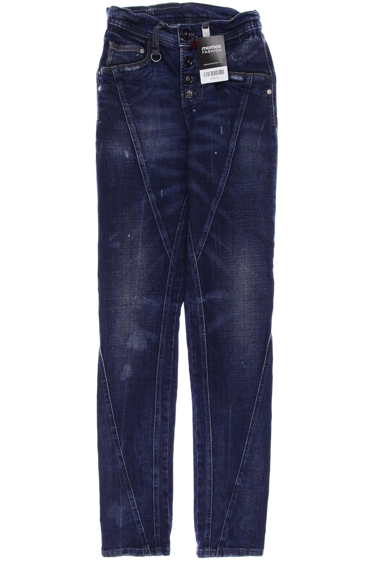 

High Damen Jeans, marineblau