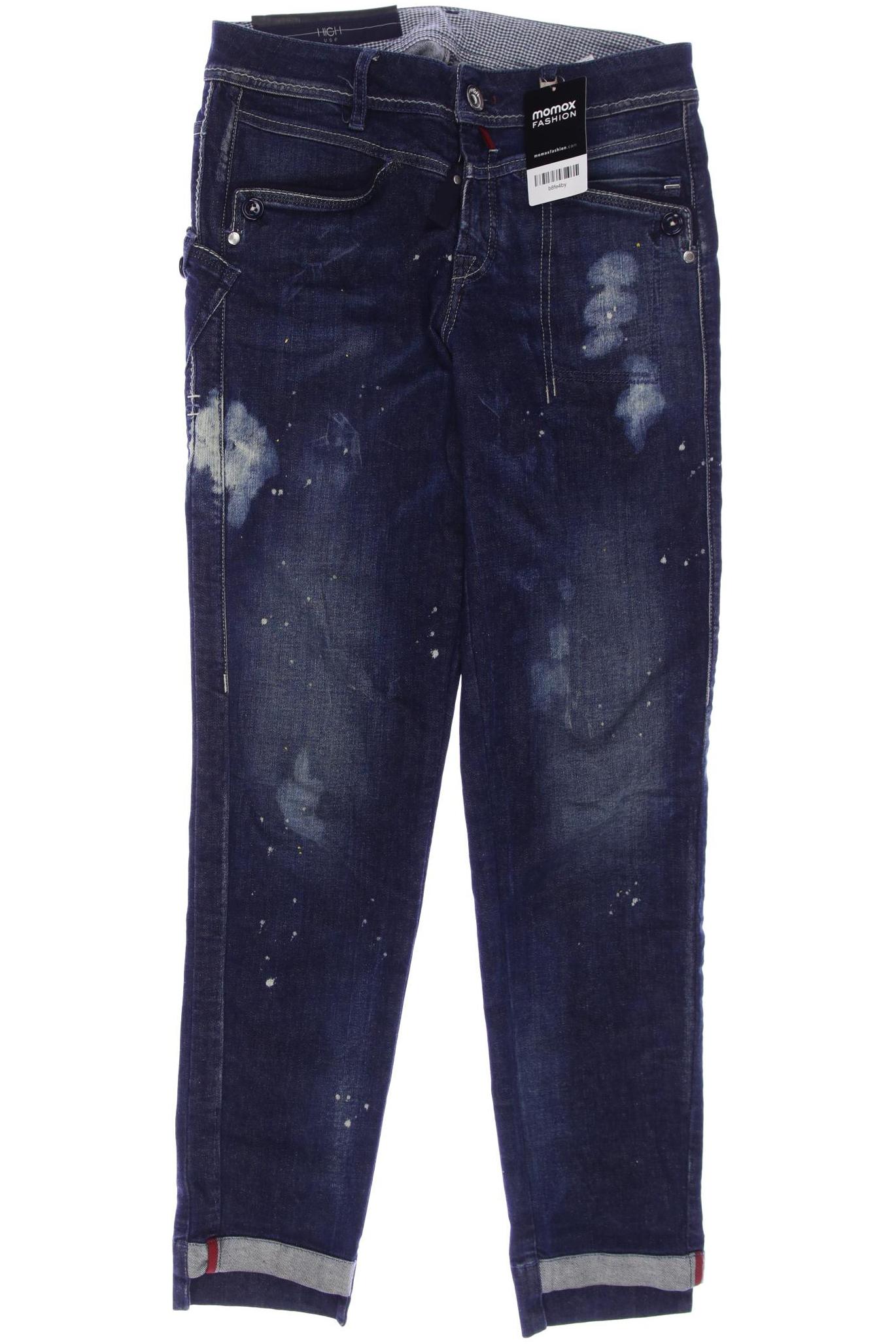 

High Damen Jeans, marineblau