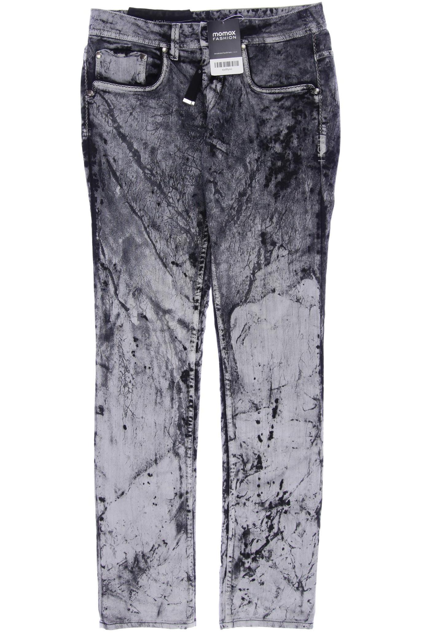 

High Damen Jeans, grau, Gr. 36