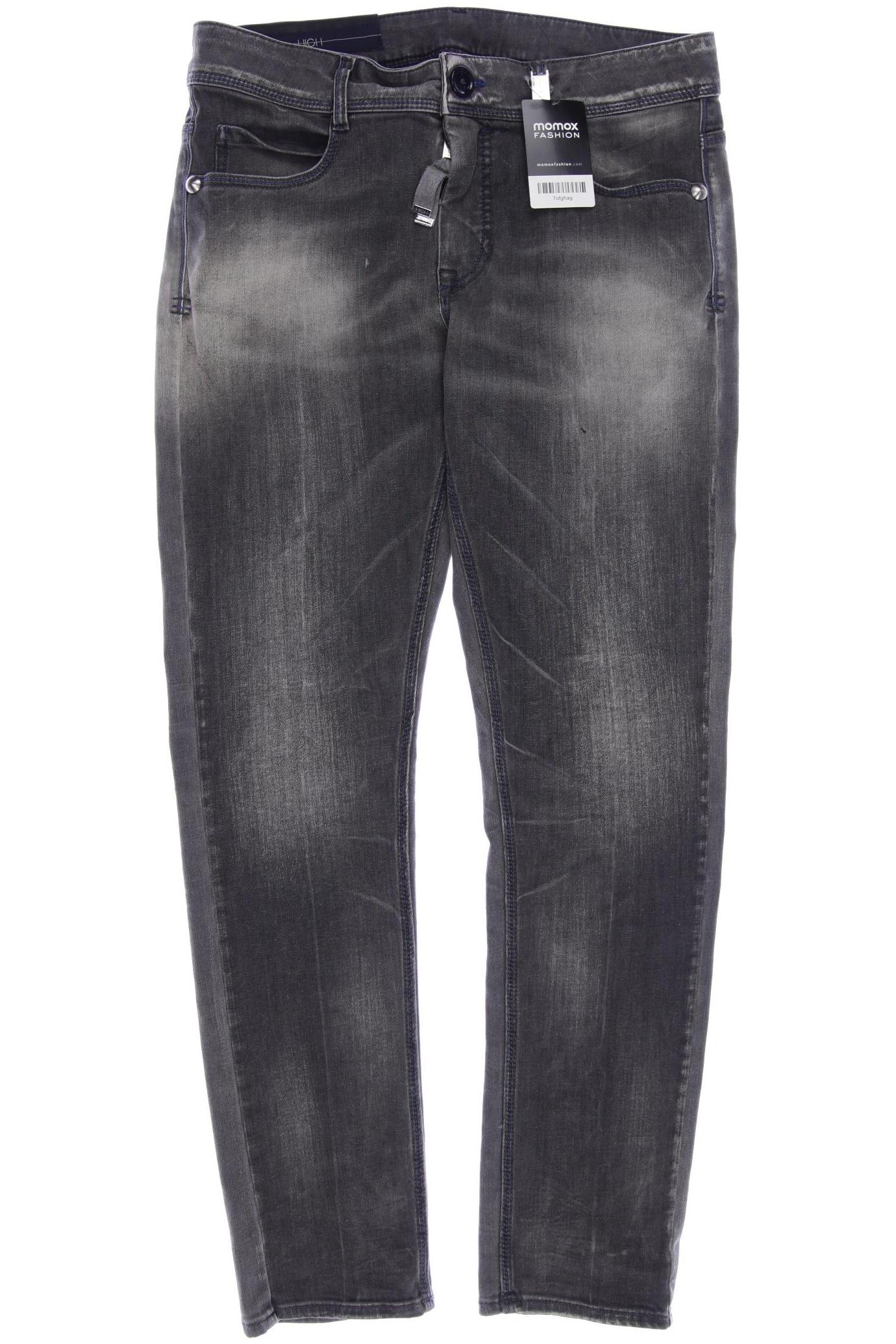 

High Damen Jeans, grau