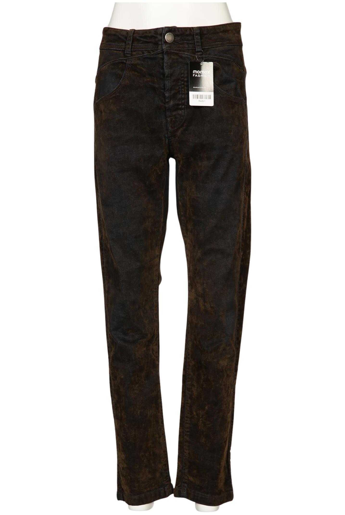 

High Damen Jeans, braun, Gr. 38