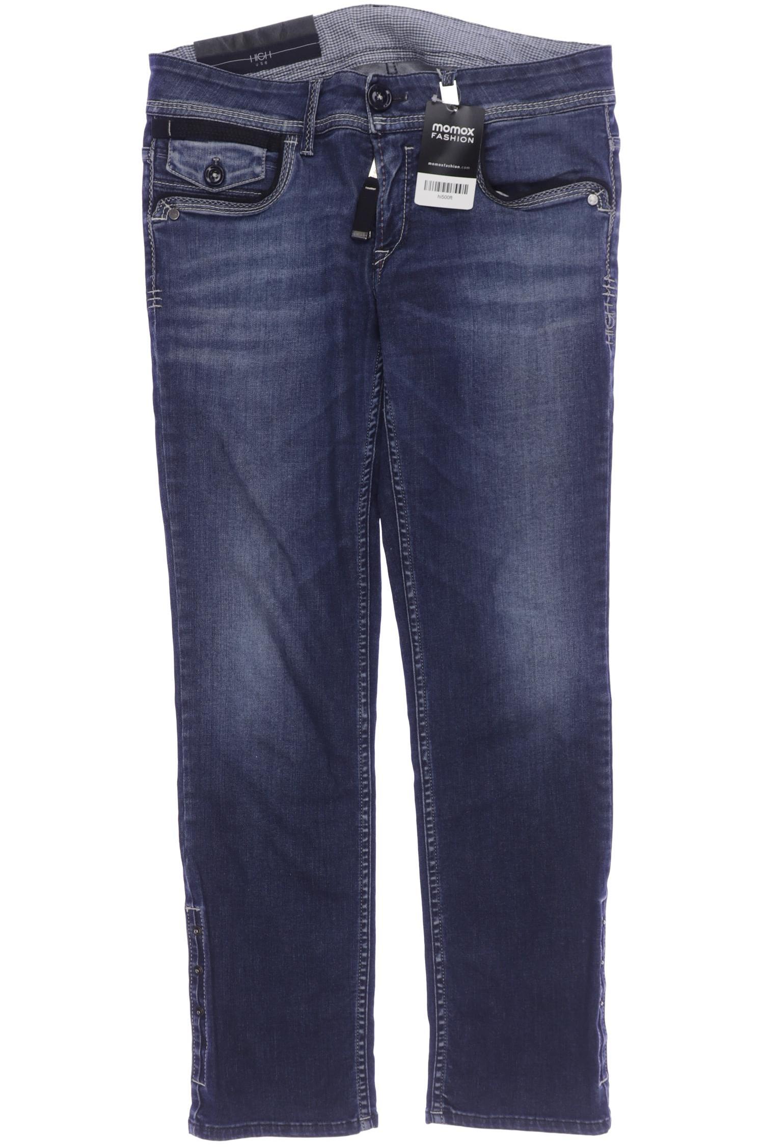 

High Damen Jeans, marineblau, Gr. 38