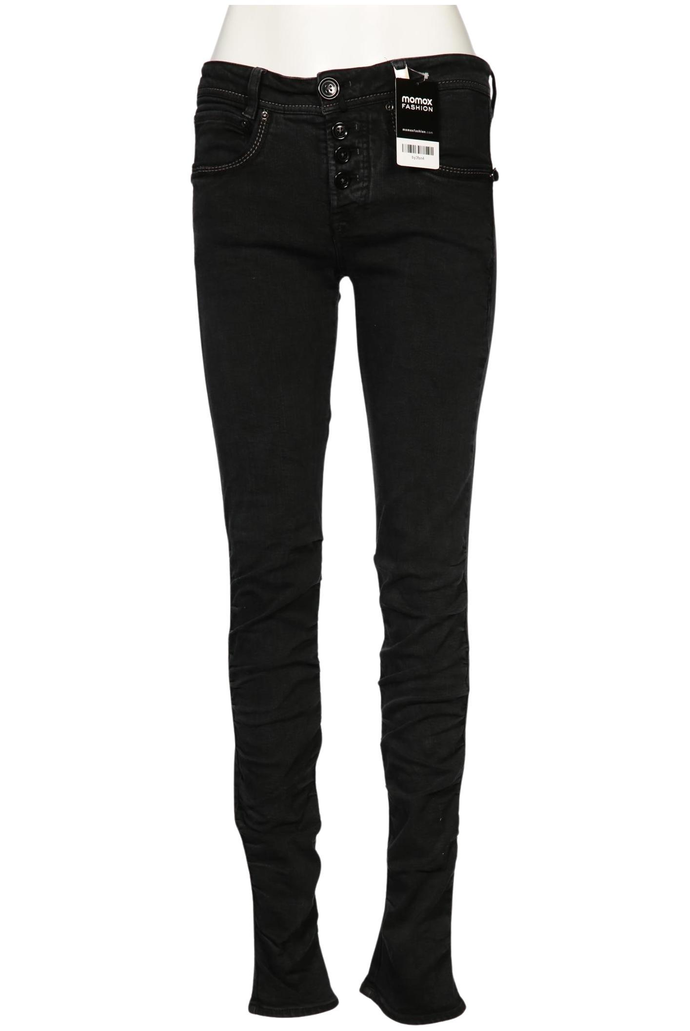 

High Damen Jeans, schwarz, Gr. 38