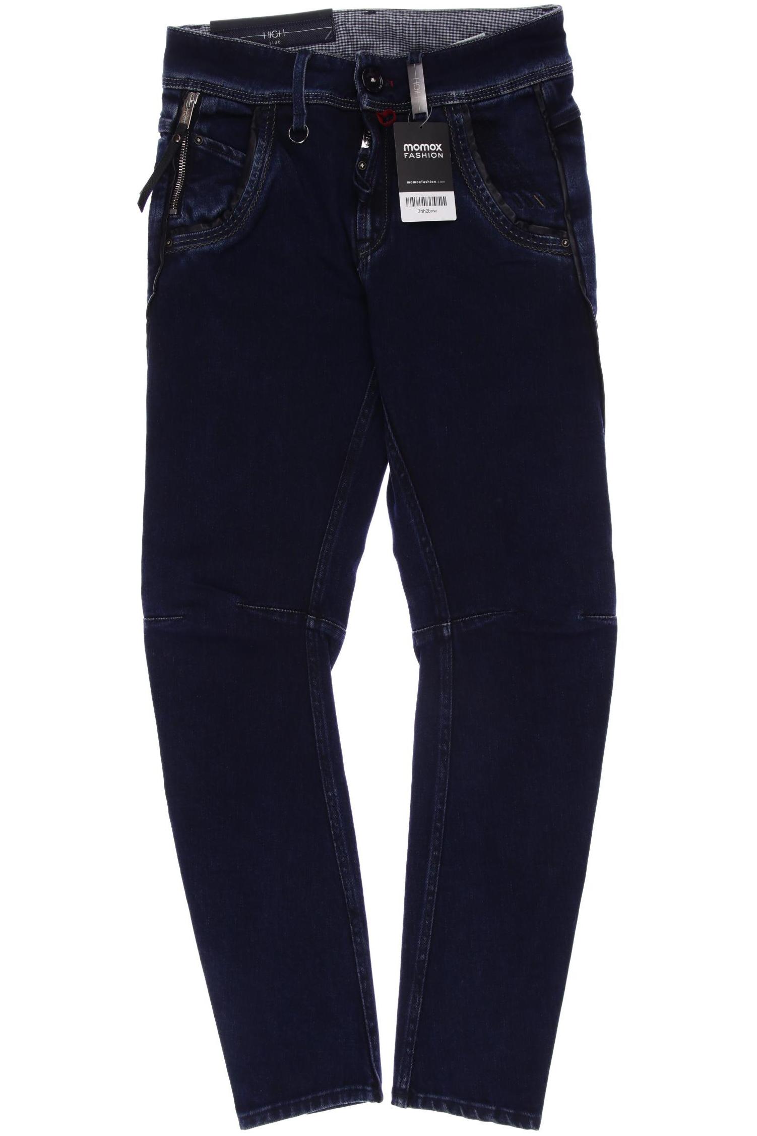 

High Damen Jeans, marineblau