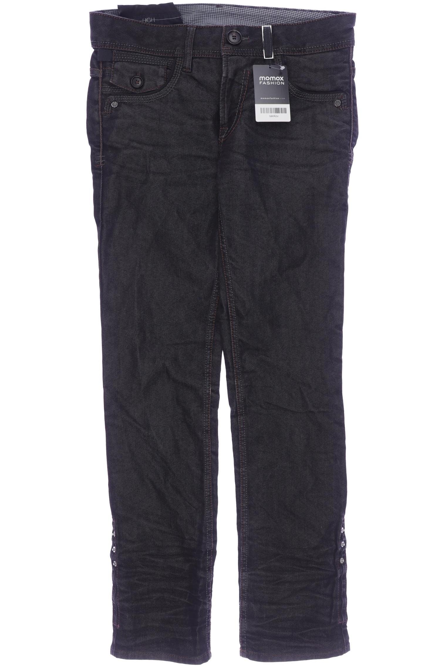 

High Damen Jeans, schwarz, Gr. 36