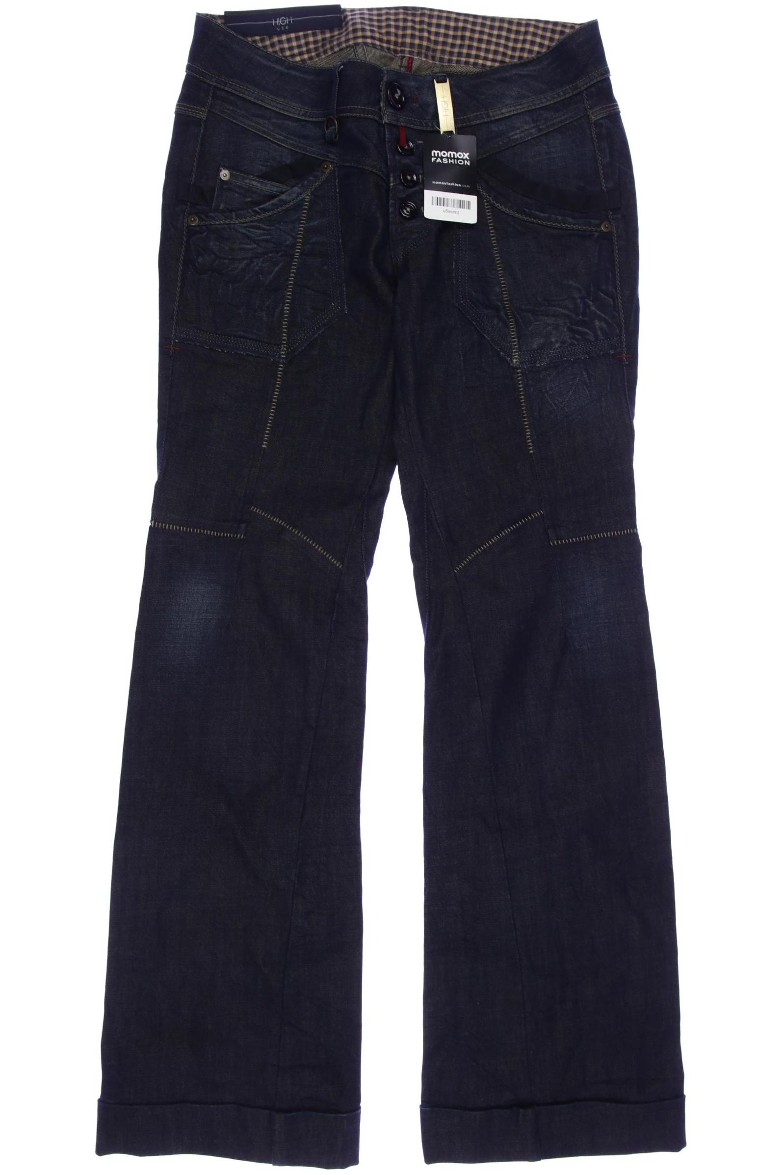 

High Damen Jeans, marineblau, Gr. 38