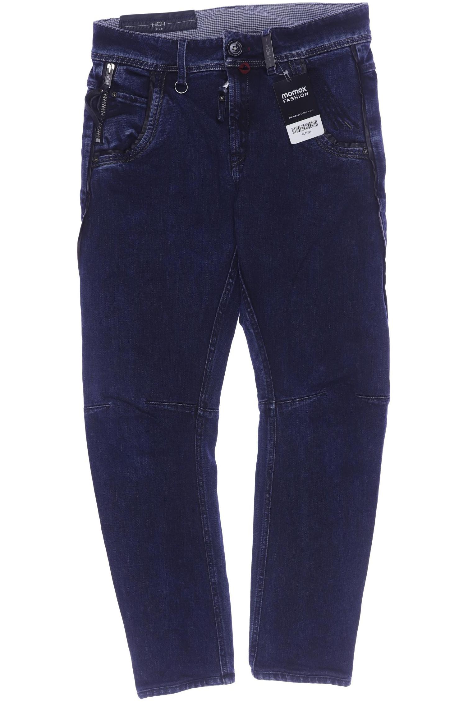 

High Damen Jeans, marineblau, Gr. 36