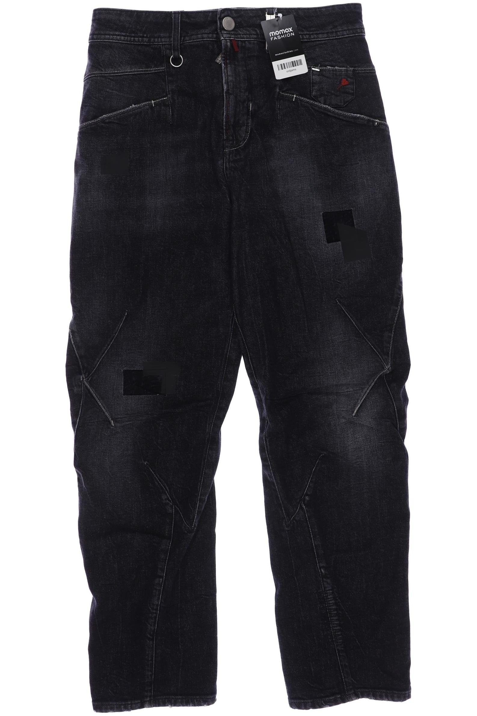 

High Damen Jeans, schwarz