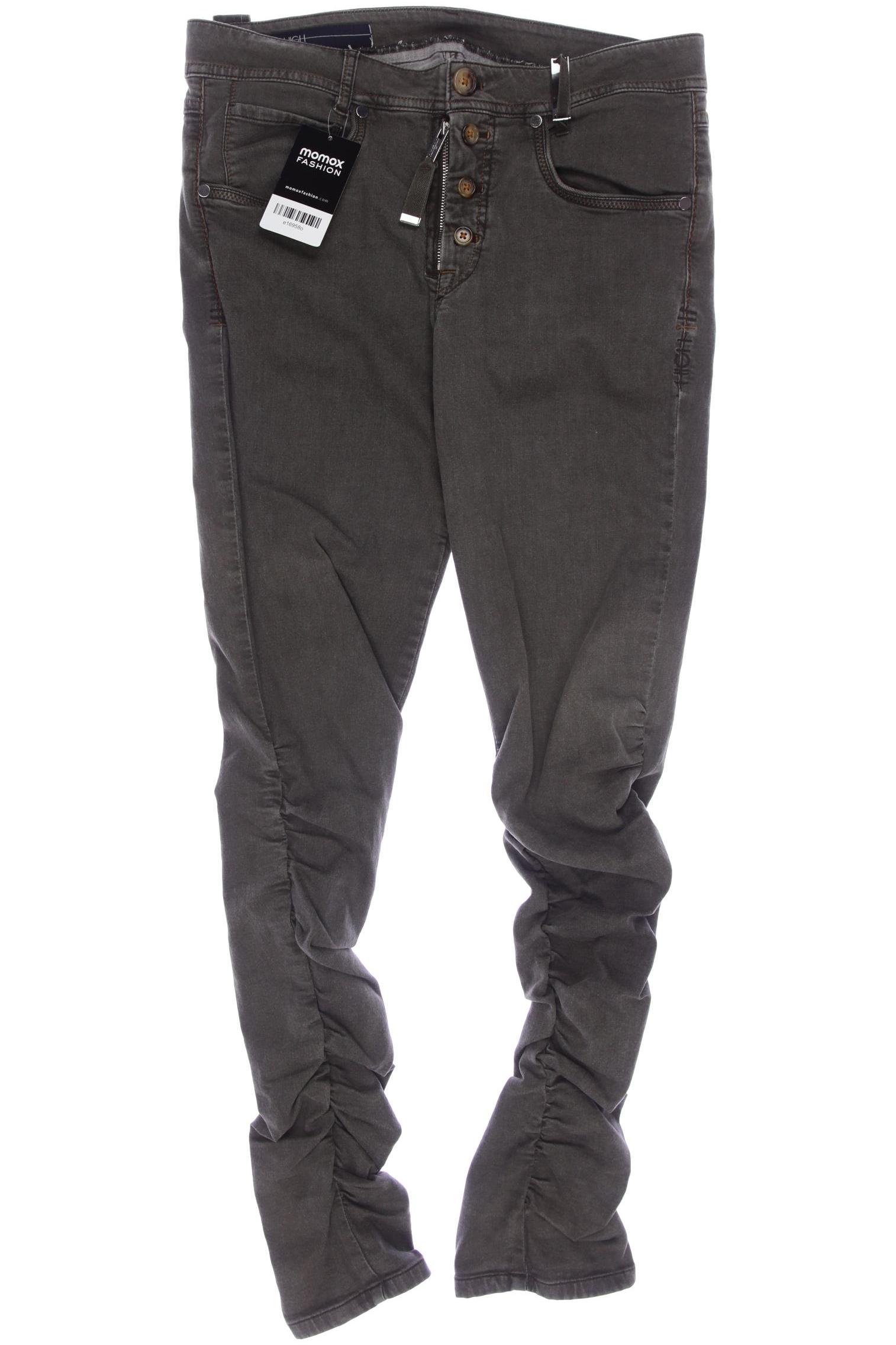

High Damen Jeans, braun, Gr. 42