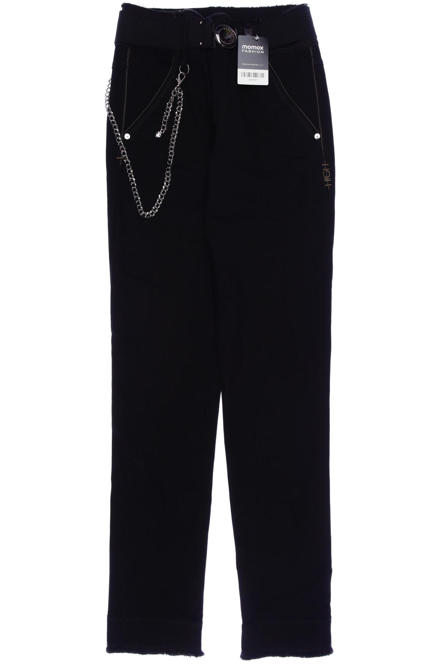 

High Damen Jeans, schwarz, Gr. 36