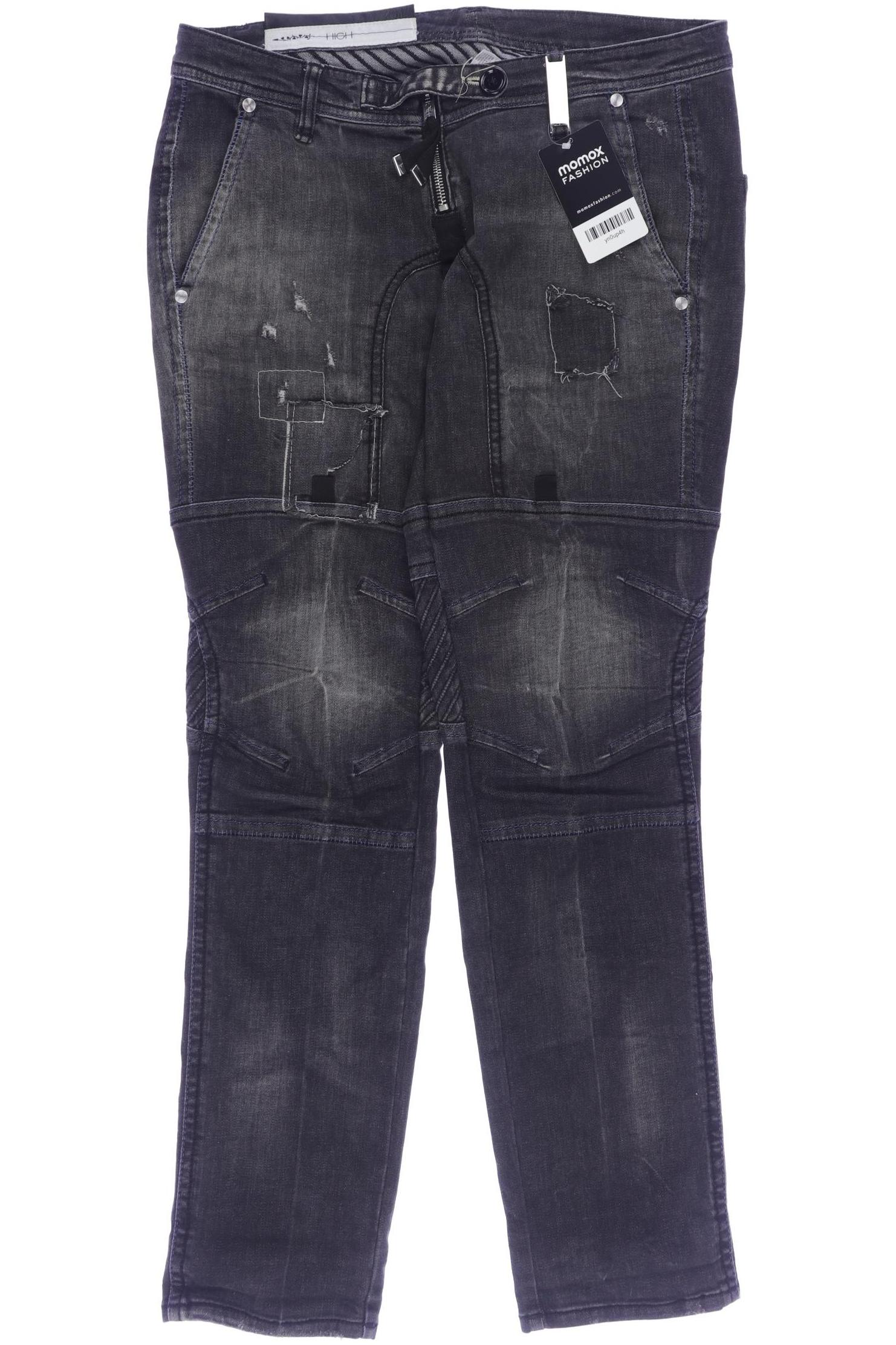 

High Damen Jeans, grau, Gr. 38