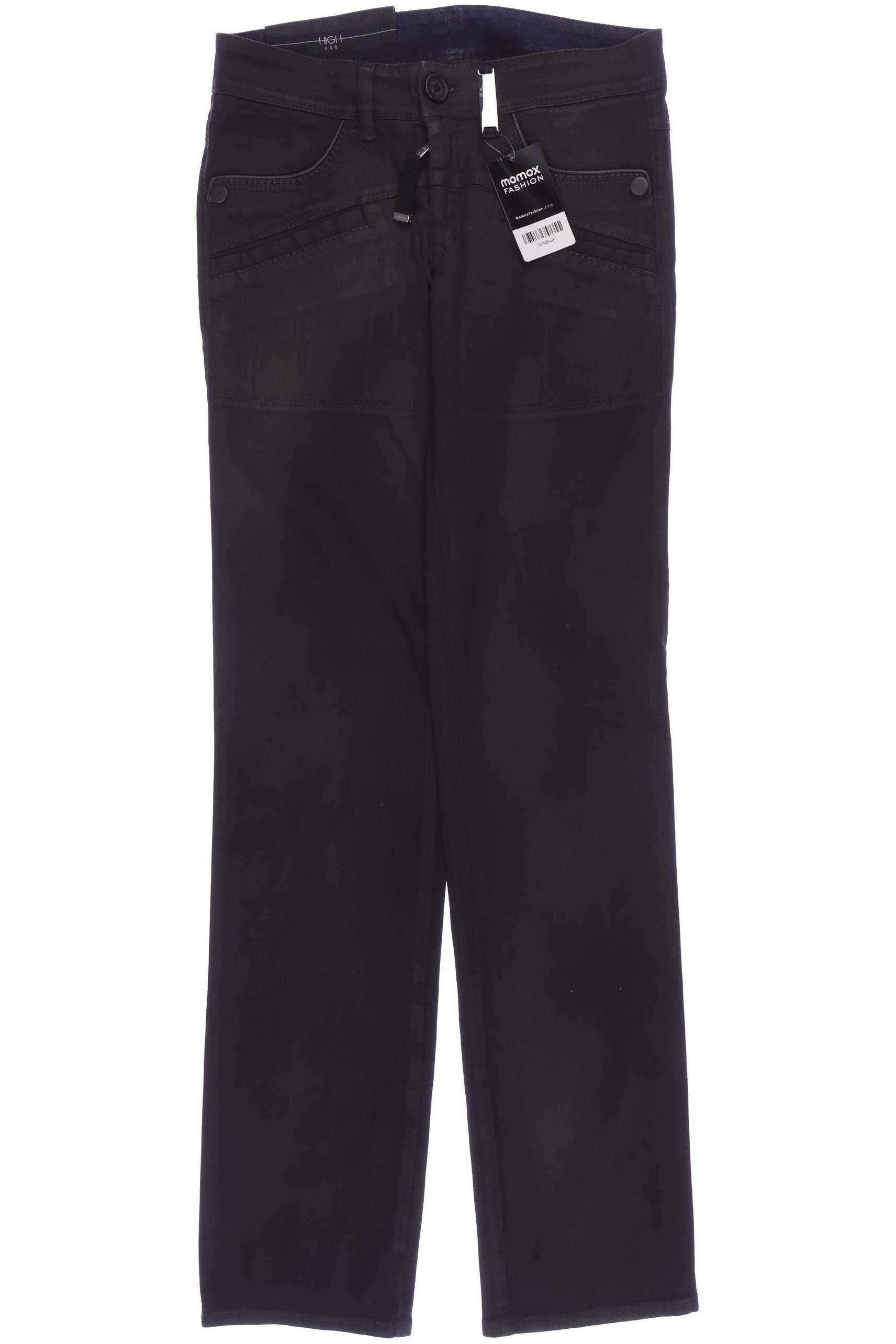 

High Damen Jeans, braun, Gr. 34