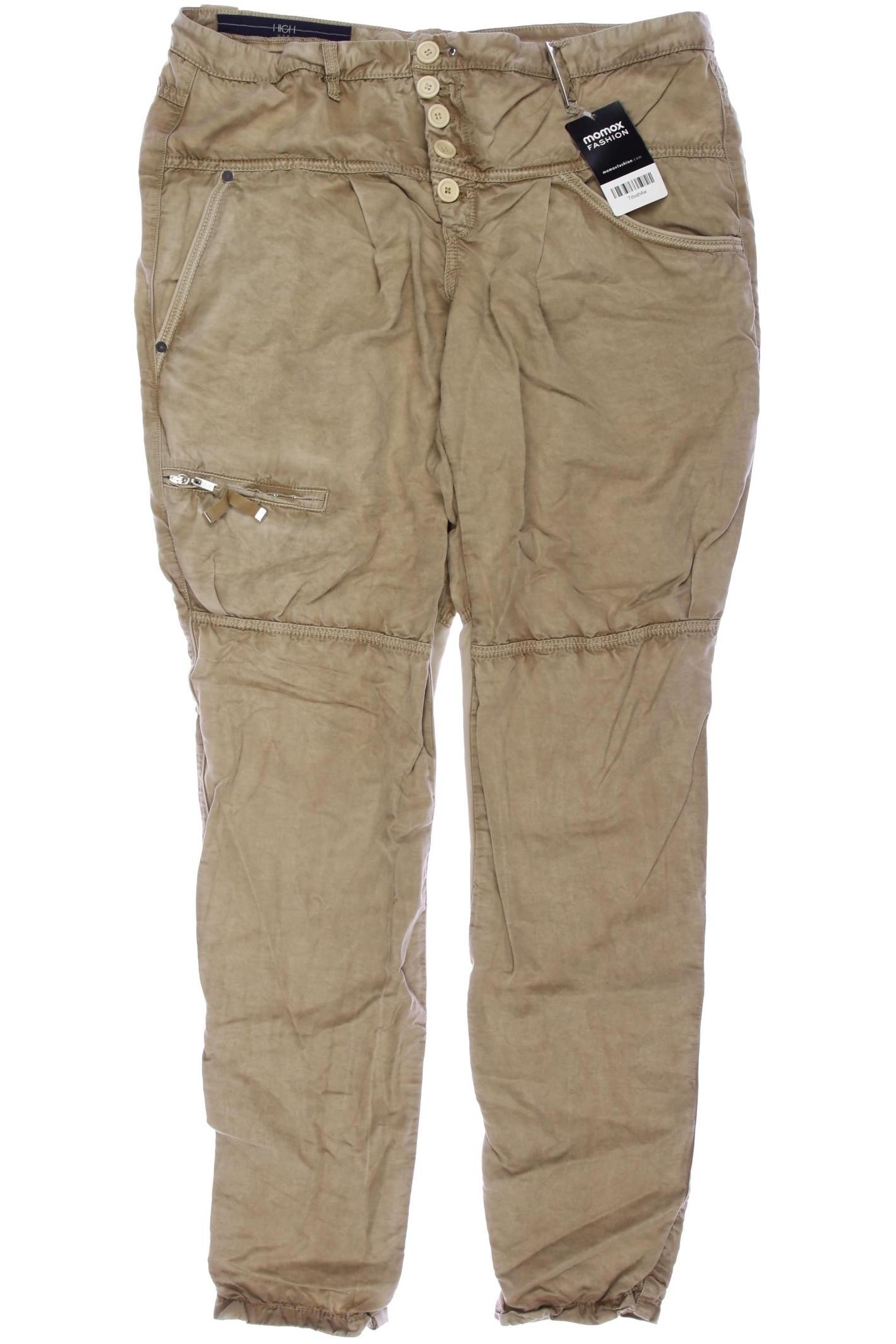 

High Damen Stoffhose, beige, Gr. 42